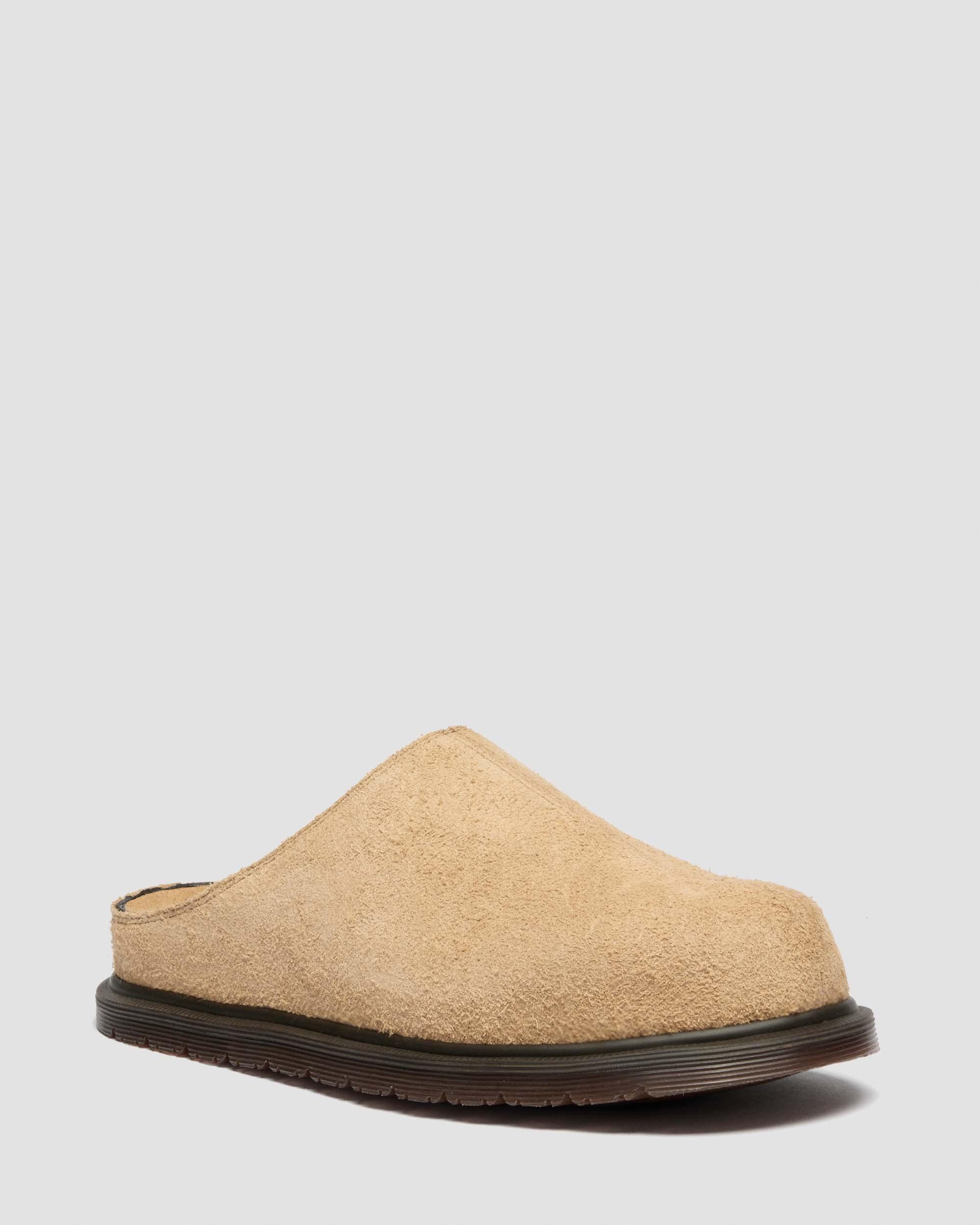 San Hairy Suede Mules in Savannah Tan