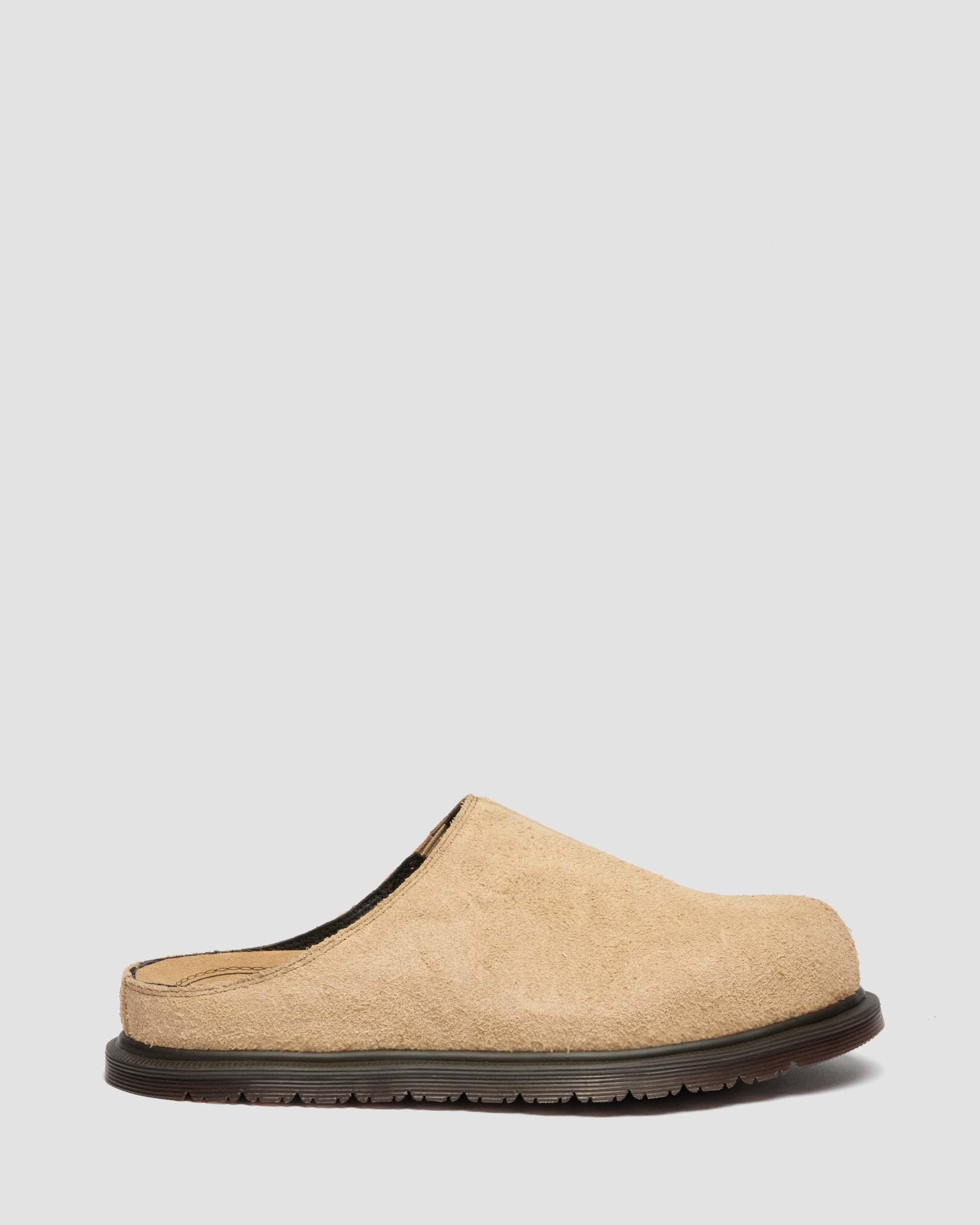 San Hairy Suede Mules in Savannah Tan