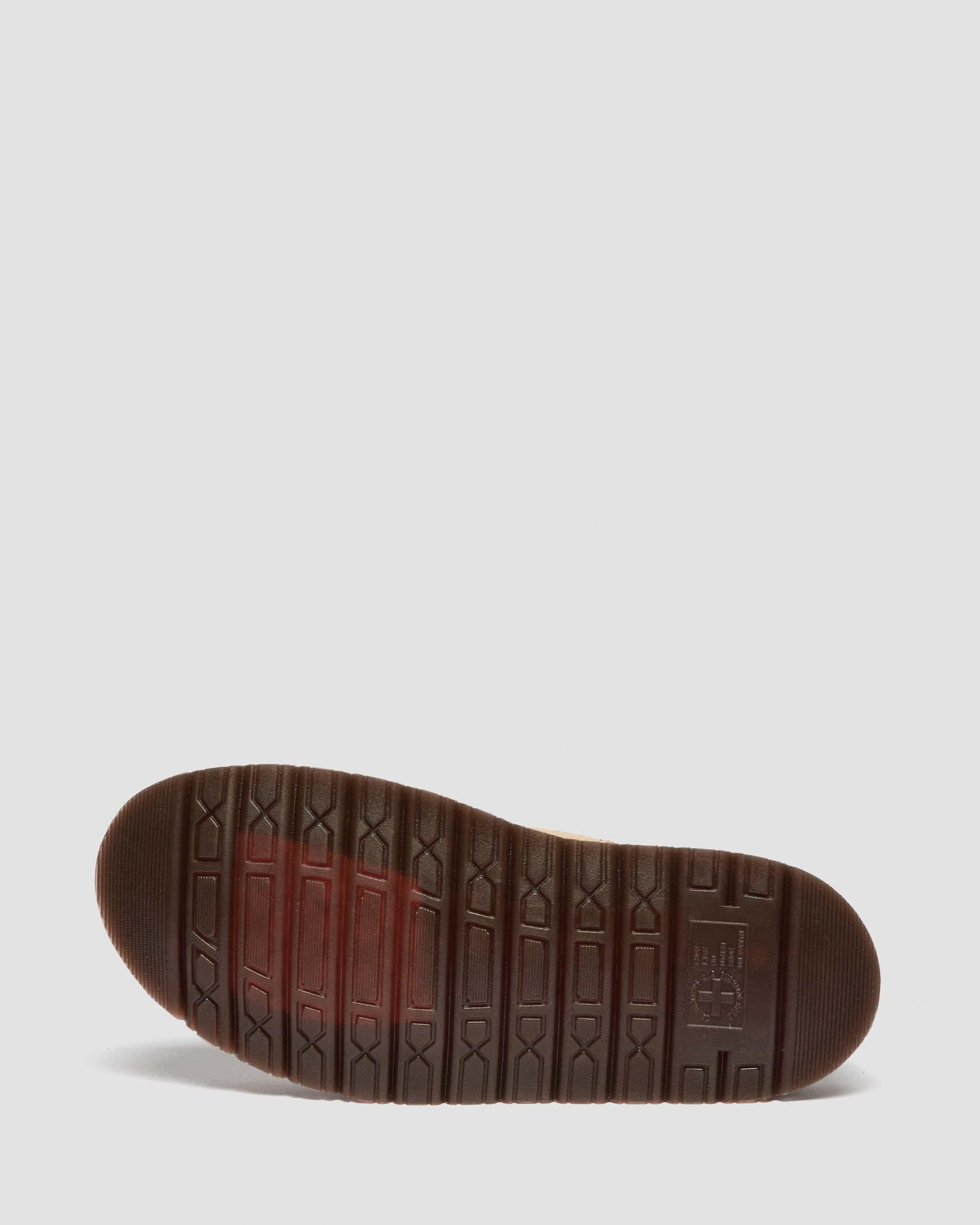 San Hairy Suede Mules in Savannah Tan