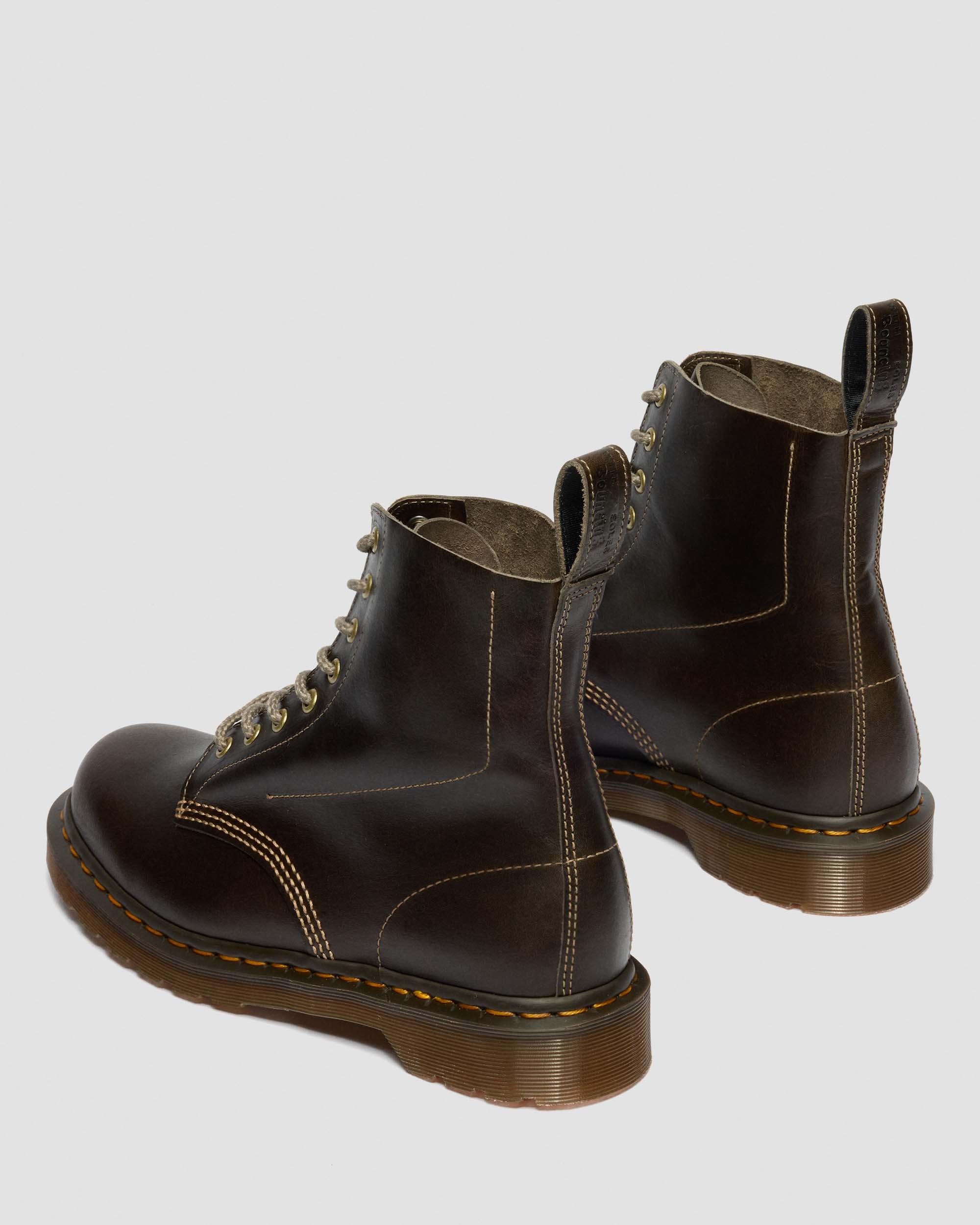 1460 Classic Calf Leather Boots in Sepia Grey
