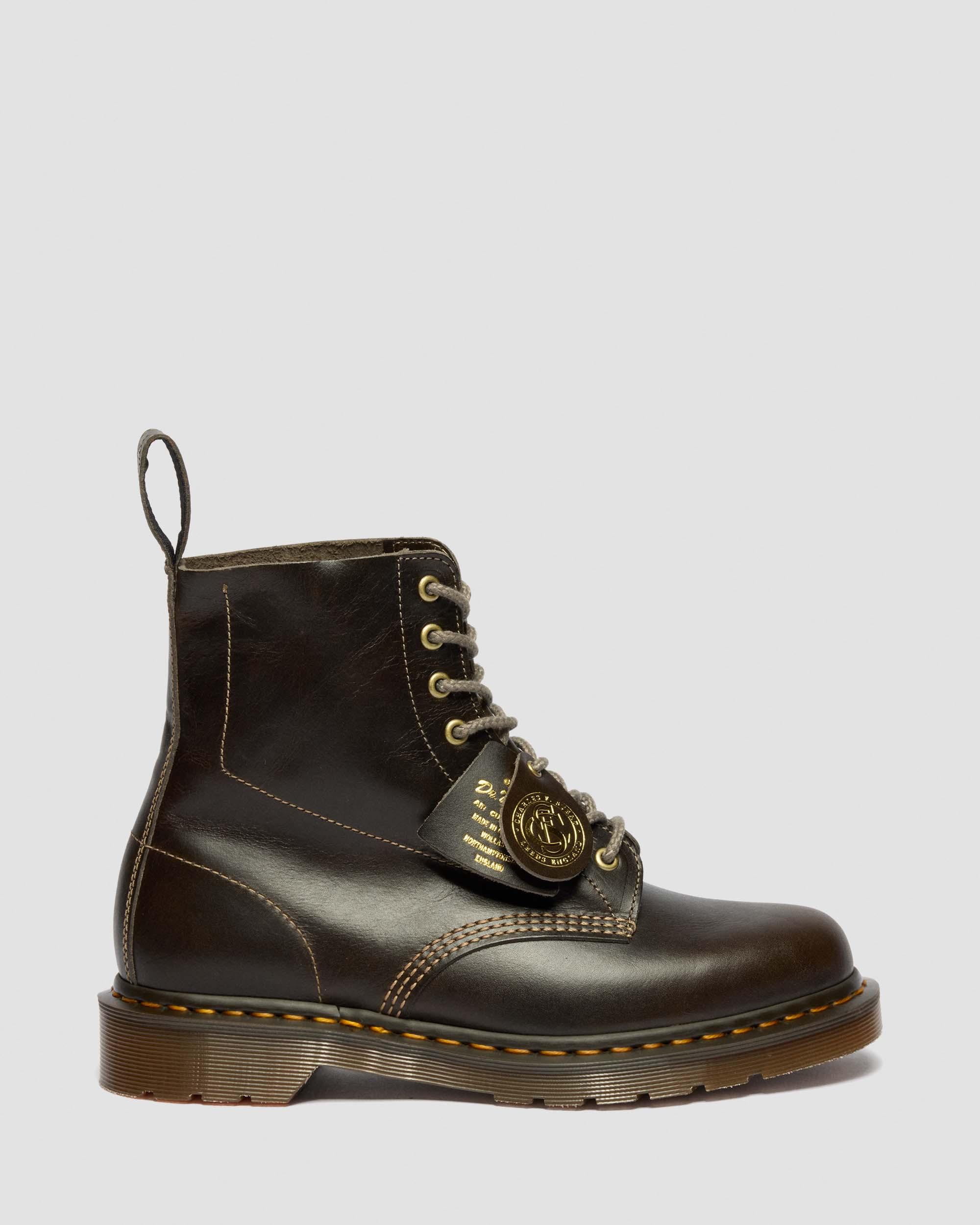 1460 Classic Calf Leather Boots in Sepia Grey