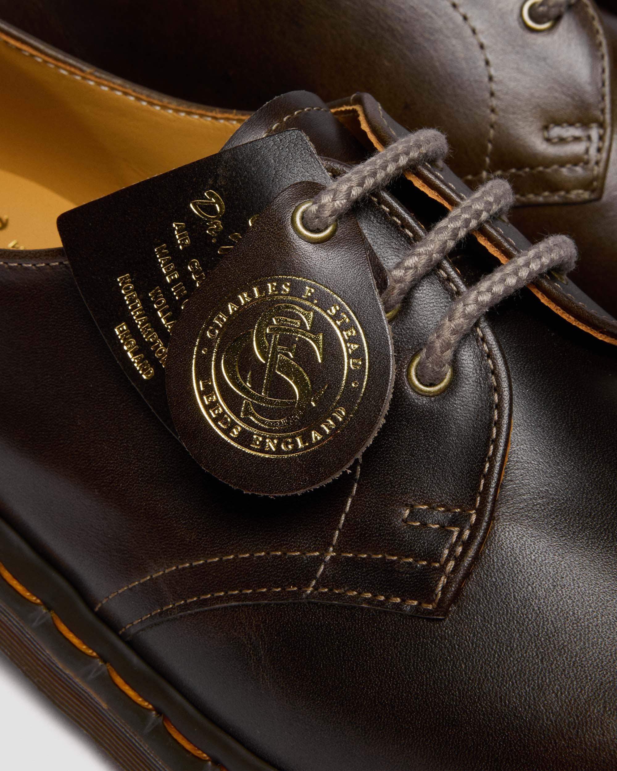 1461 Classic Calf Leather Shoes in Sepia Grey