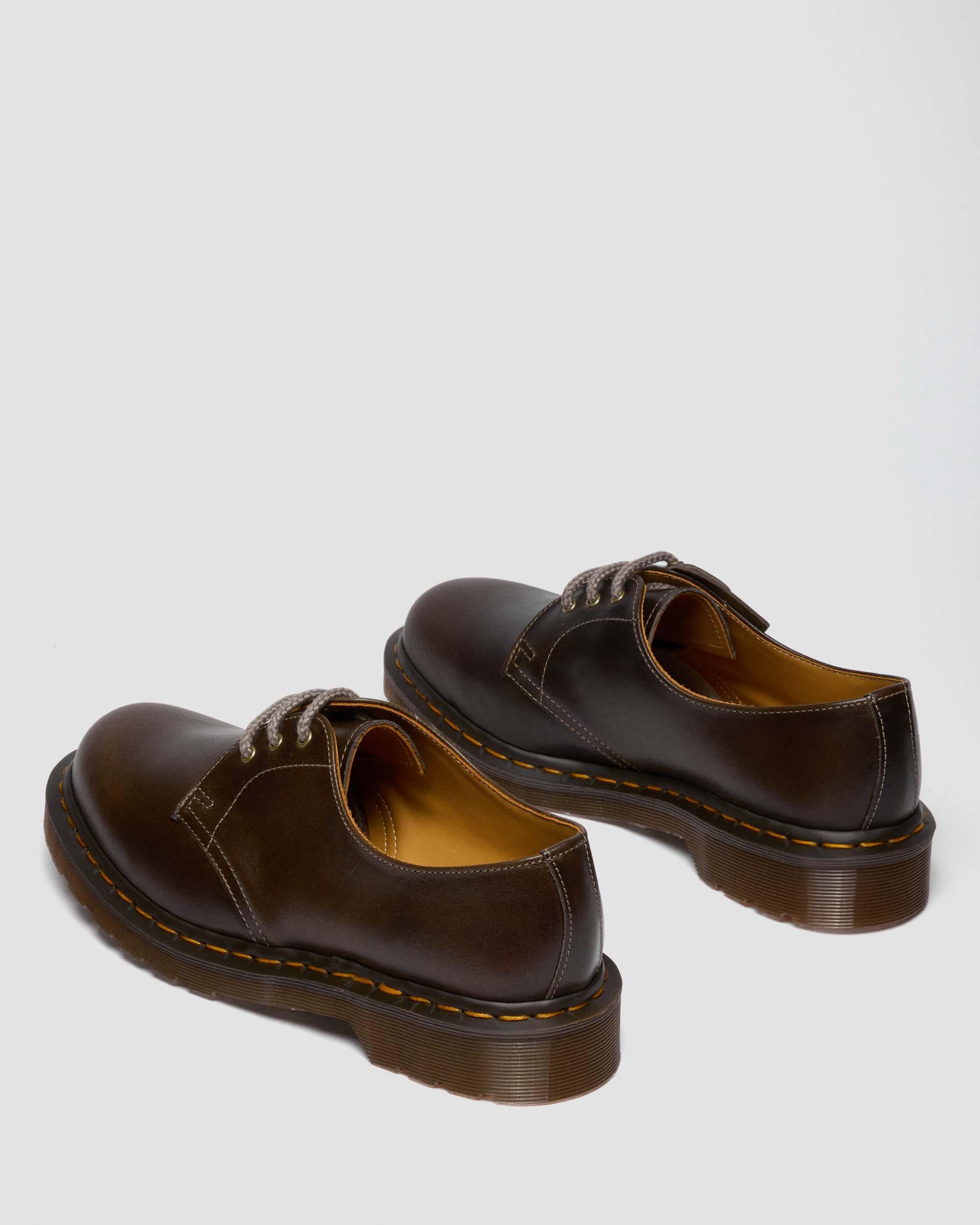 1461 Classic Calf Leather Shoes in Sepia Grey