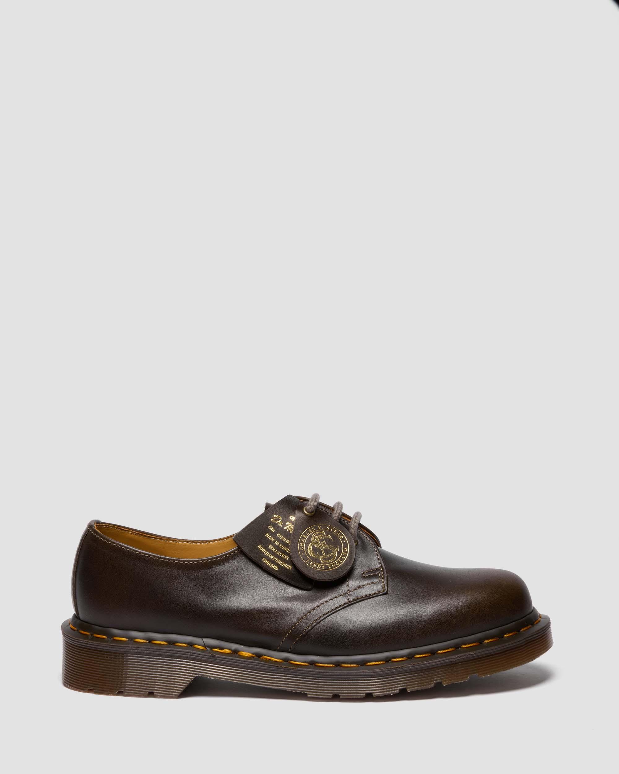 1461 Classic Calf Leather Shoes in Sepia Grey