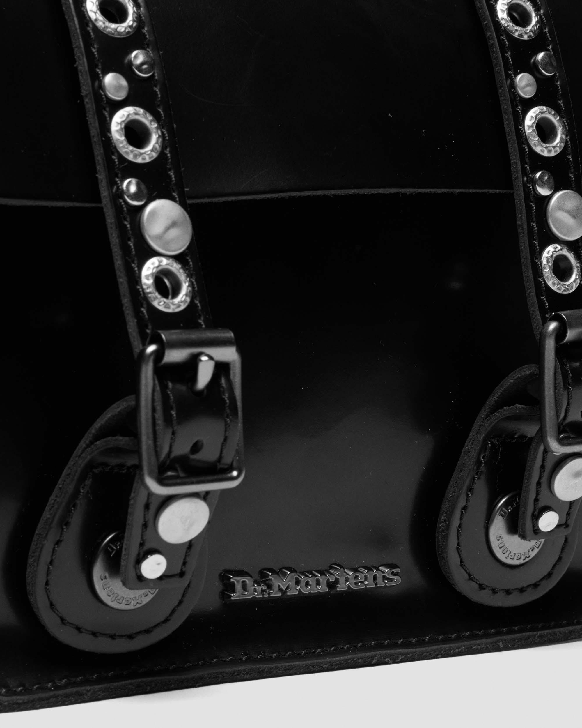 7 Inch Studded Leather Satchel in BLACK | Dr. Martens™
