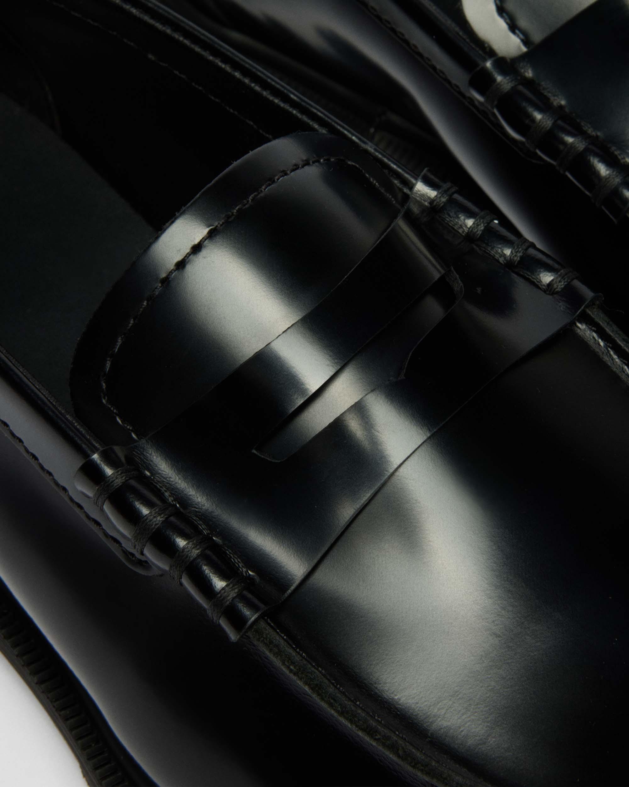 Mayfare Smooth Leather Loafers in Black