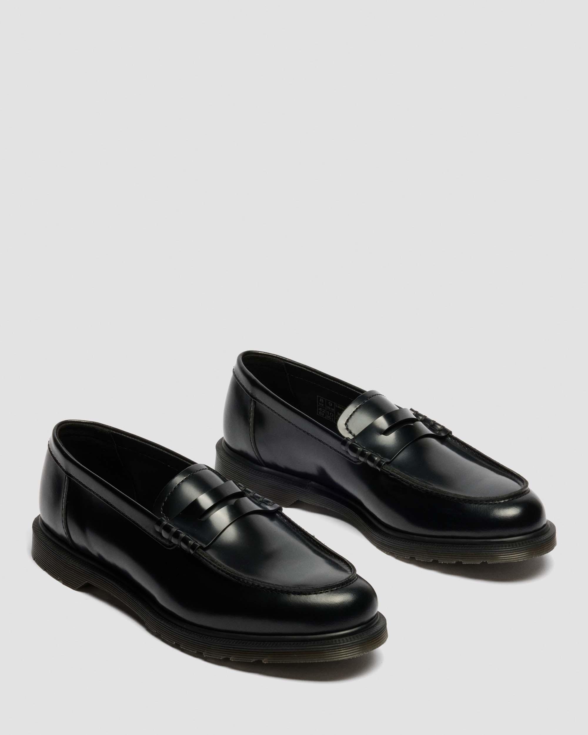 Mayfare Smooth Leather Loafers in Black