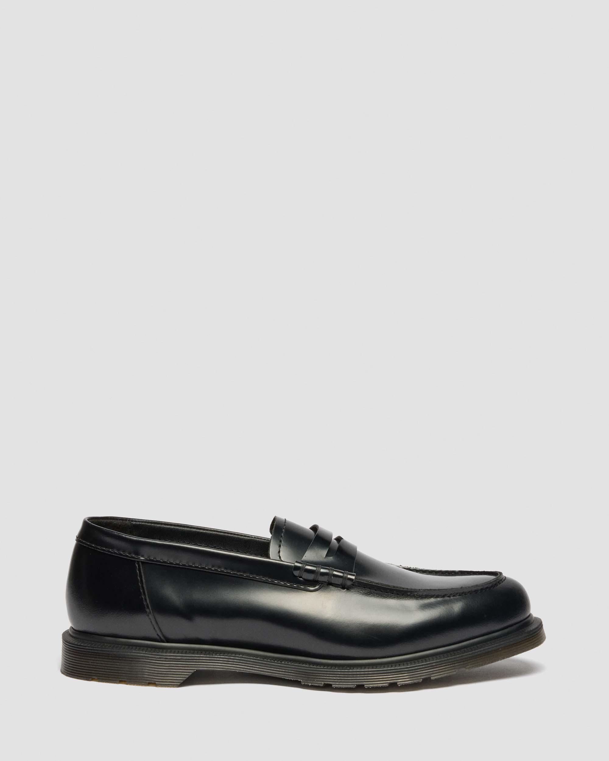 Mayfare Smooth Leather Loafers in Black