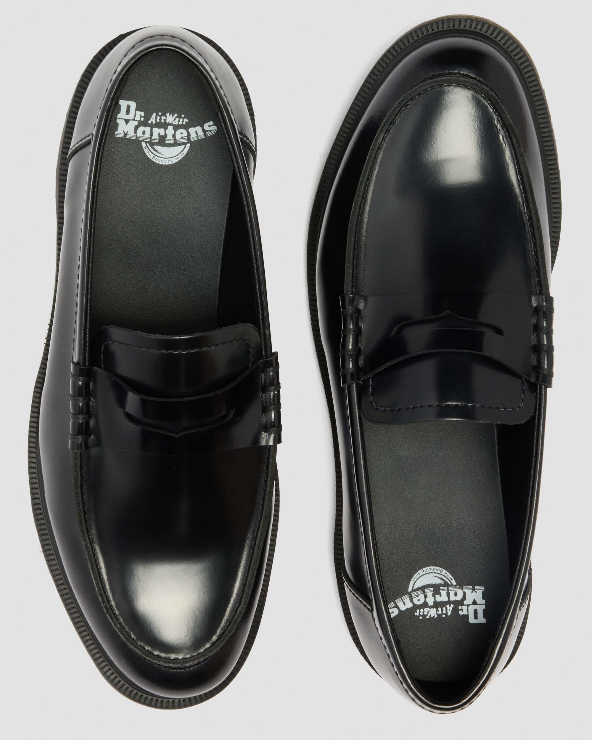 Mayfare Smooth Leather Loafers in Black