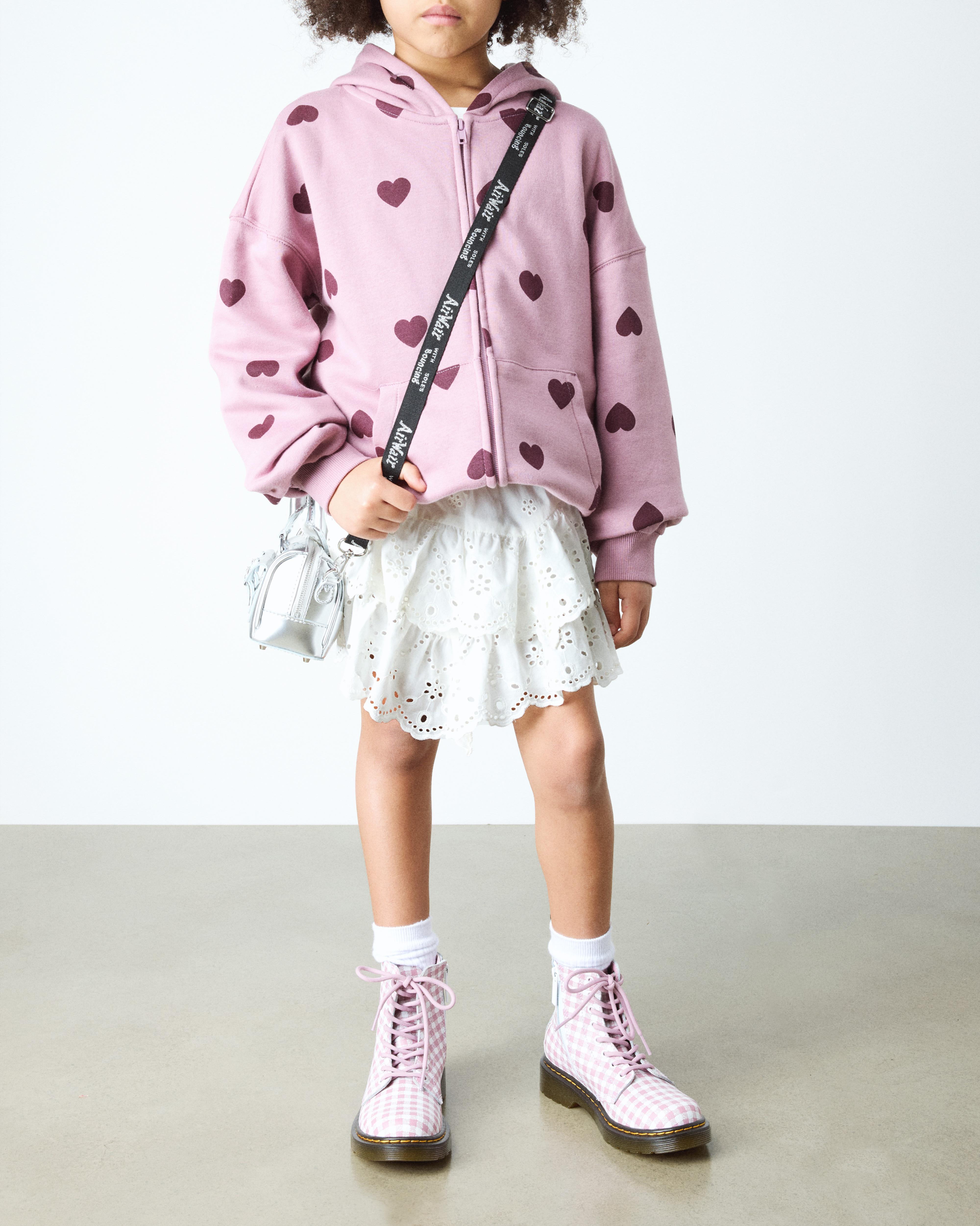 Junior 1460 Gingham Leather Boots