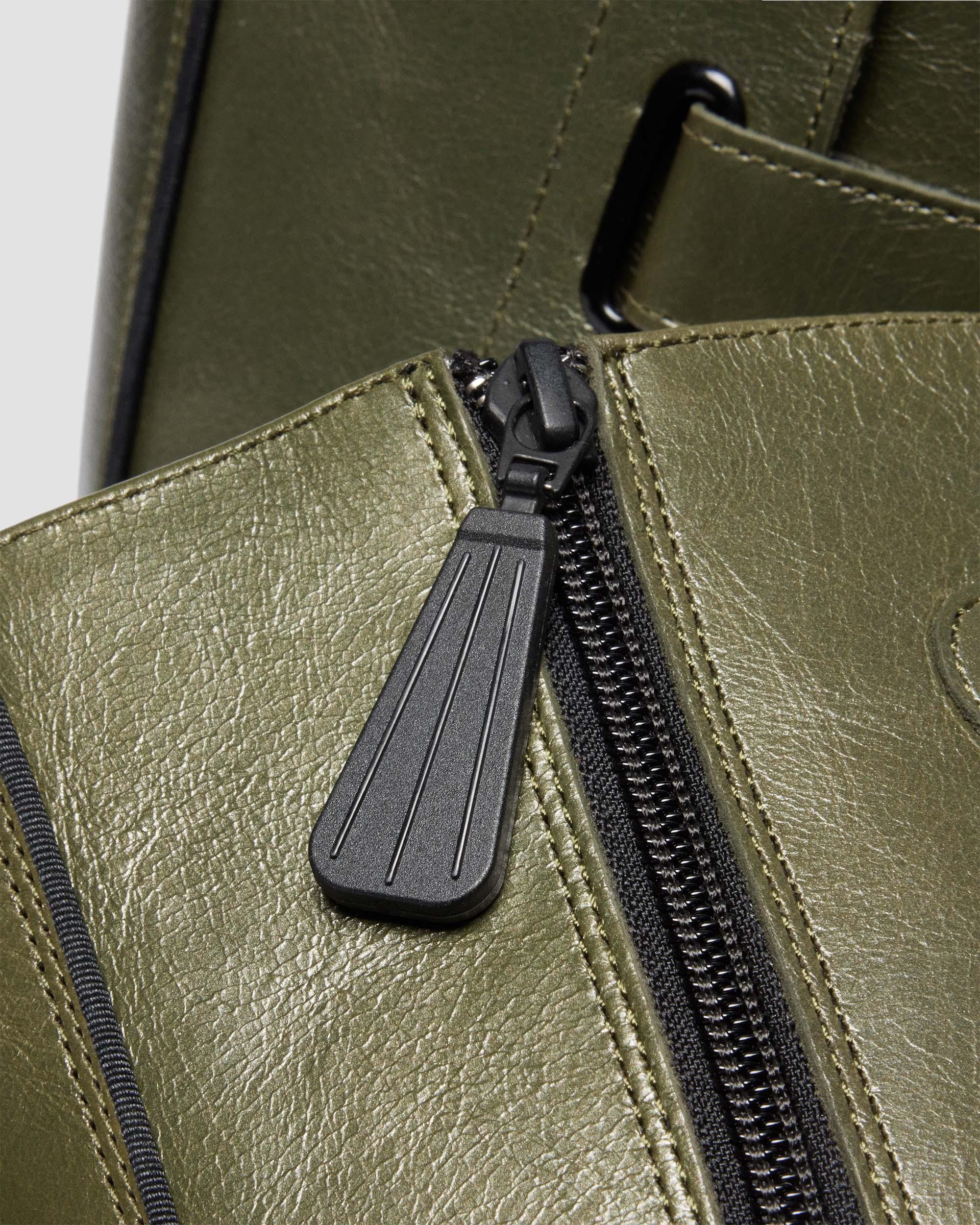 BUZZ HI ECLIPSE LEDER STIEFEL in Olivgrün Grün