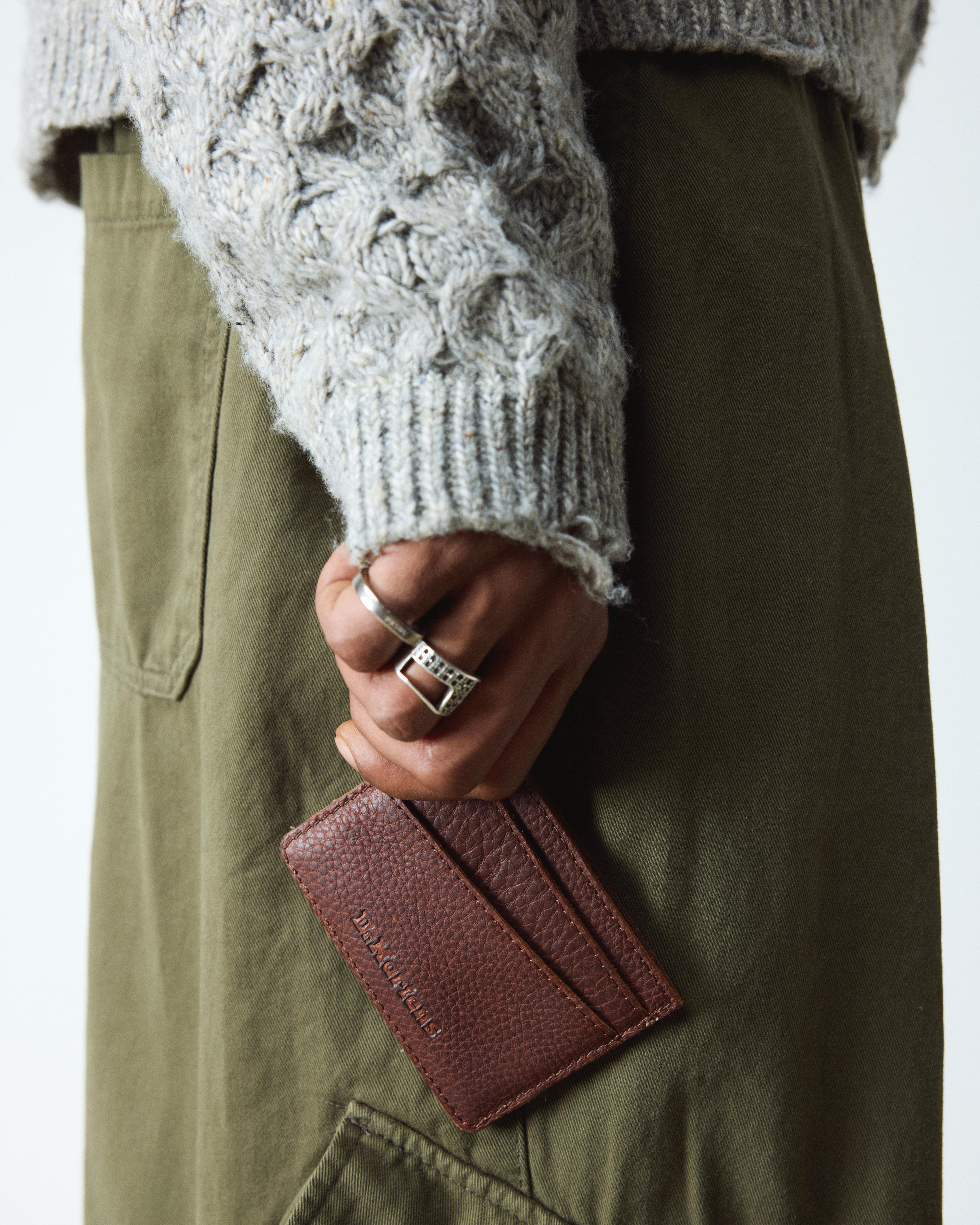 Ambassador Leder Kartenhalter  in Cashew