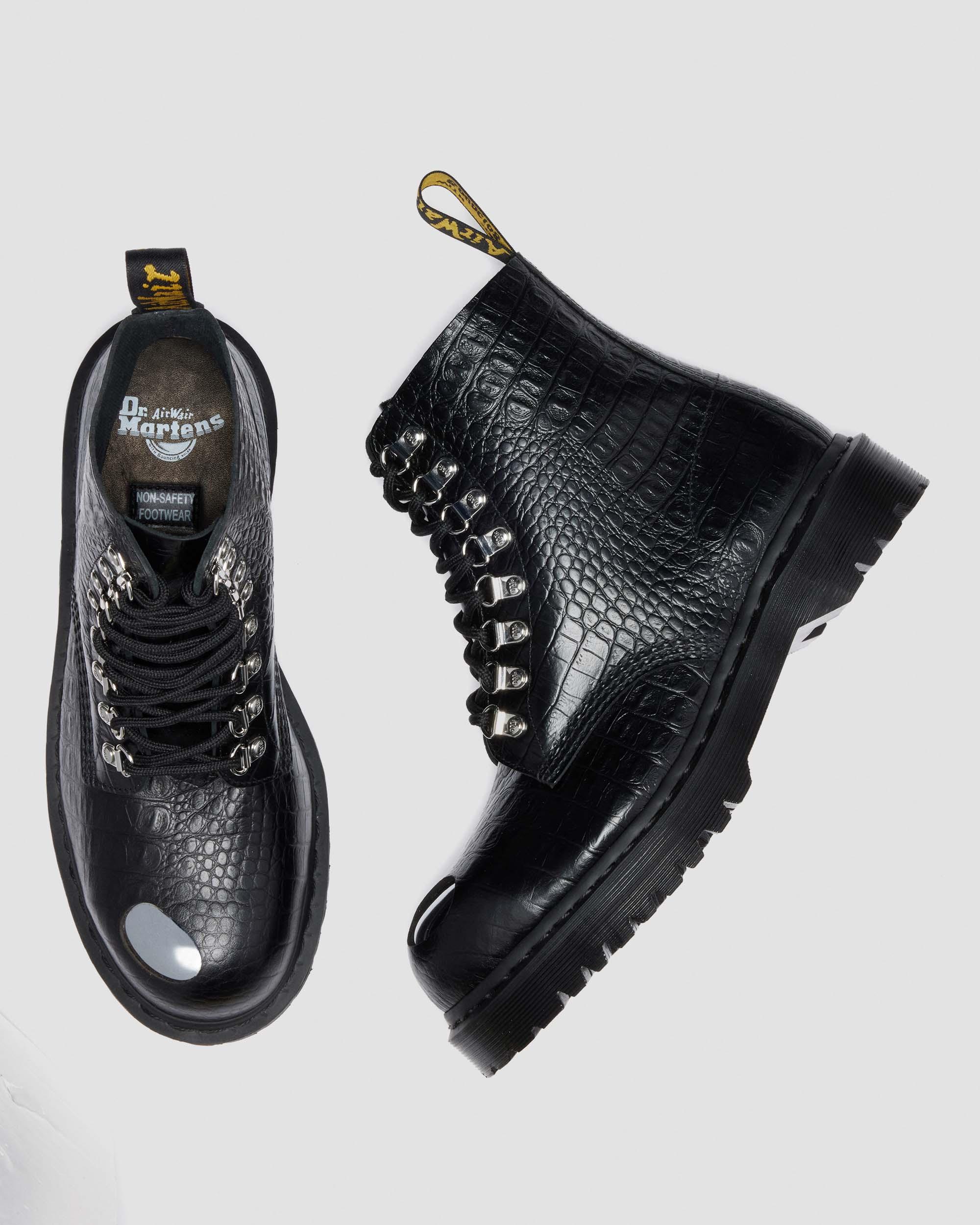 1460 PASCAL BEX STEEL TOE LEATHER BOOTS in Black | Dr. Martens