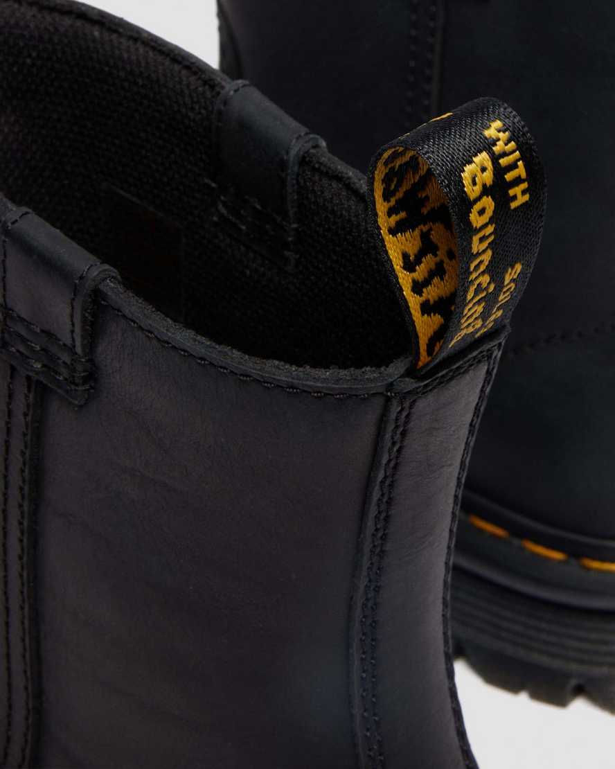 Dr. Martens' Zebzag Rigger Slip On Leather Boots In Multi