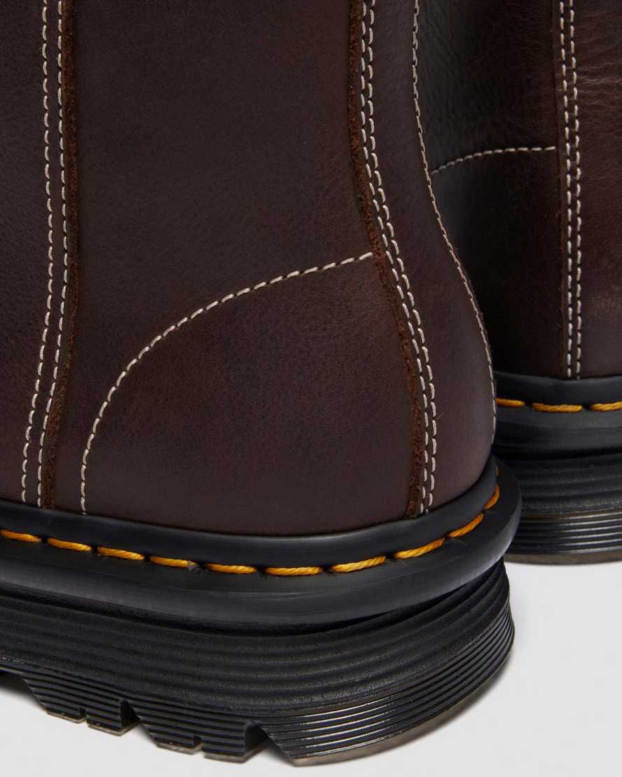 Dr. Martens' Zebzag Rigger Slip On Leather Boots In Multi