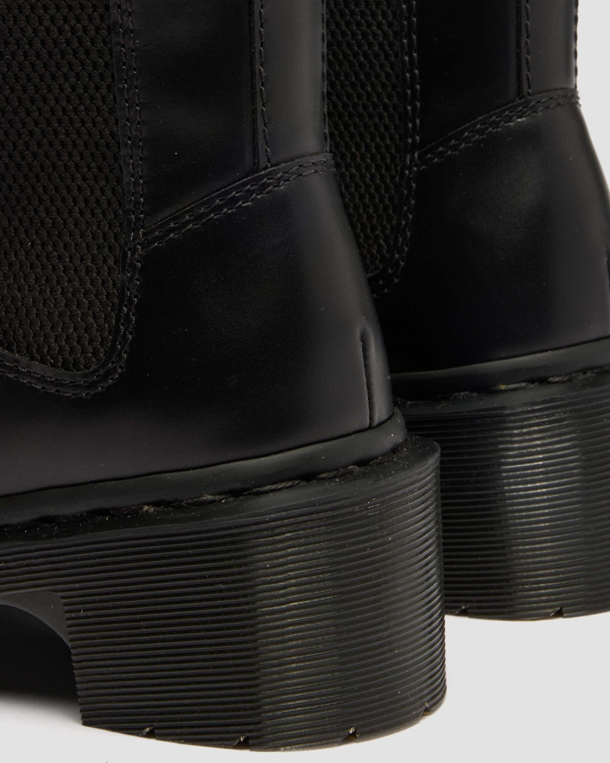 Alderstone Orleans Leather Chelsea Boots in Black