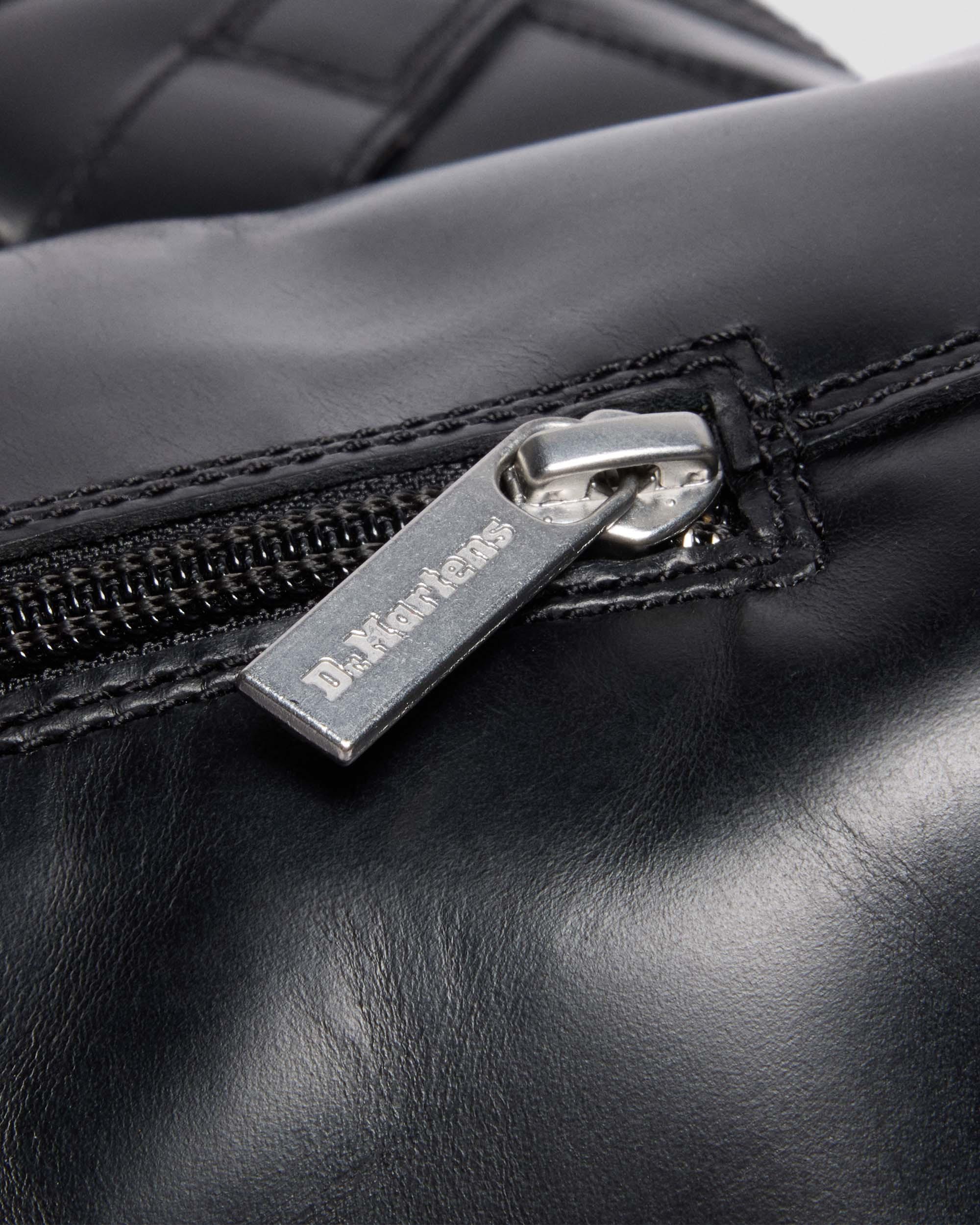 STIVALI ALTI BIKER ANISTONE IN PELLE ORLEANS  in Nero