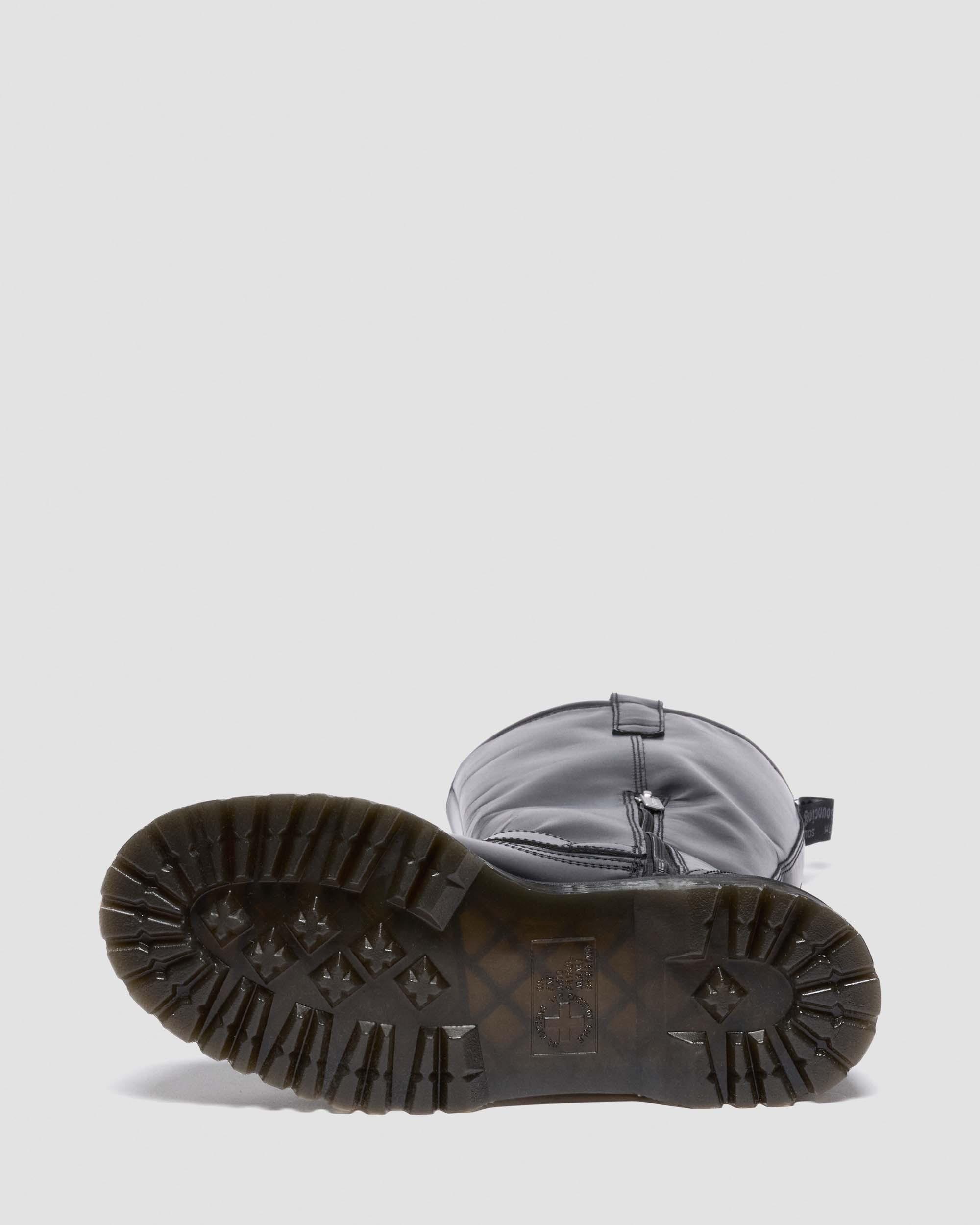 STIVALI ALTI BIKER ANISTONE IN PELLE ORLEANS  in Nero