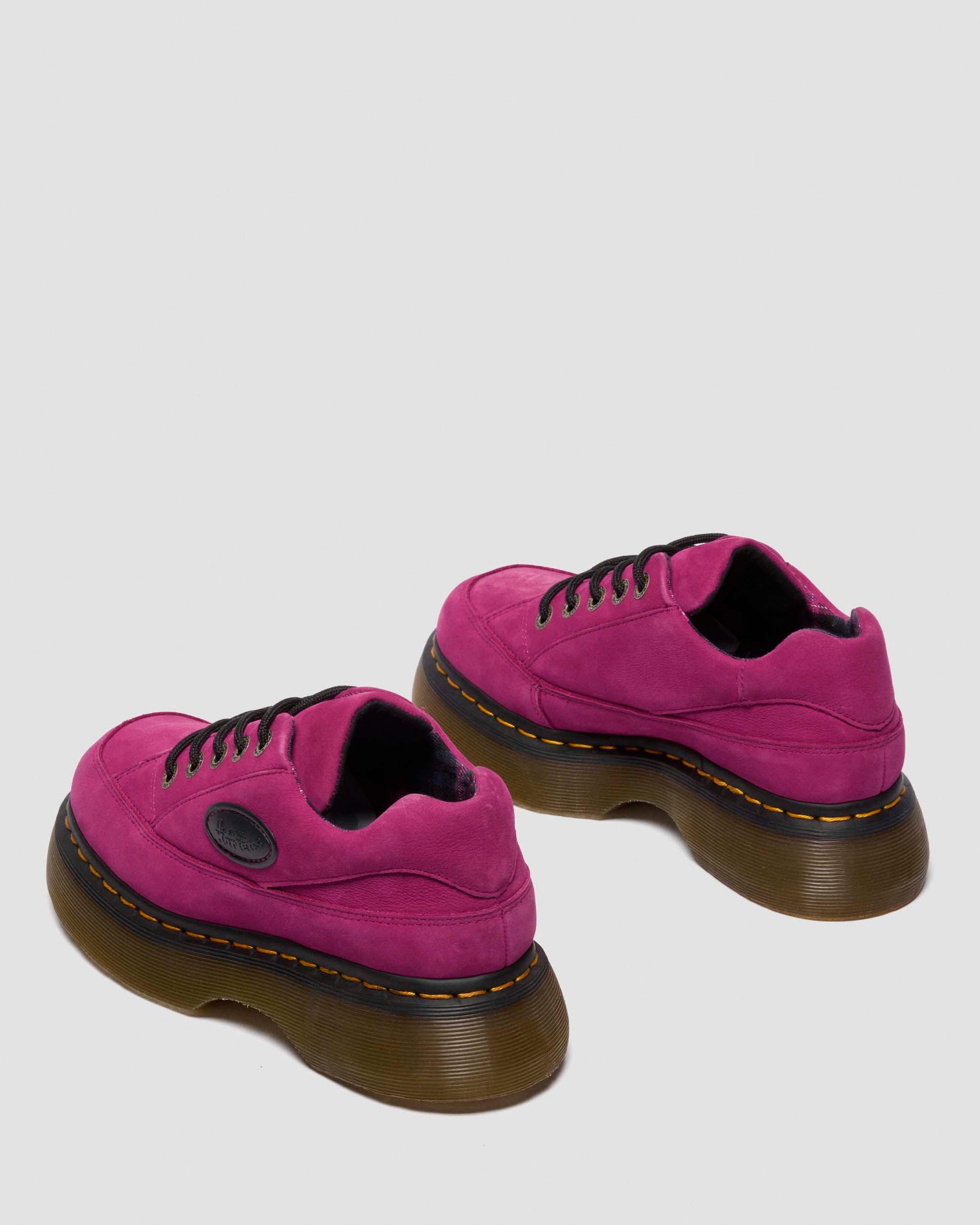 BUZZ 5-EYE MILLED NUBUCK SHOES in Pink | Dr. Martens