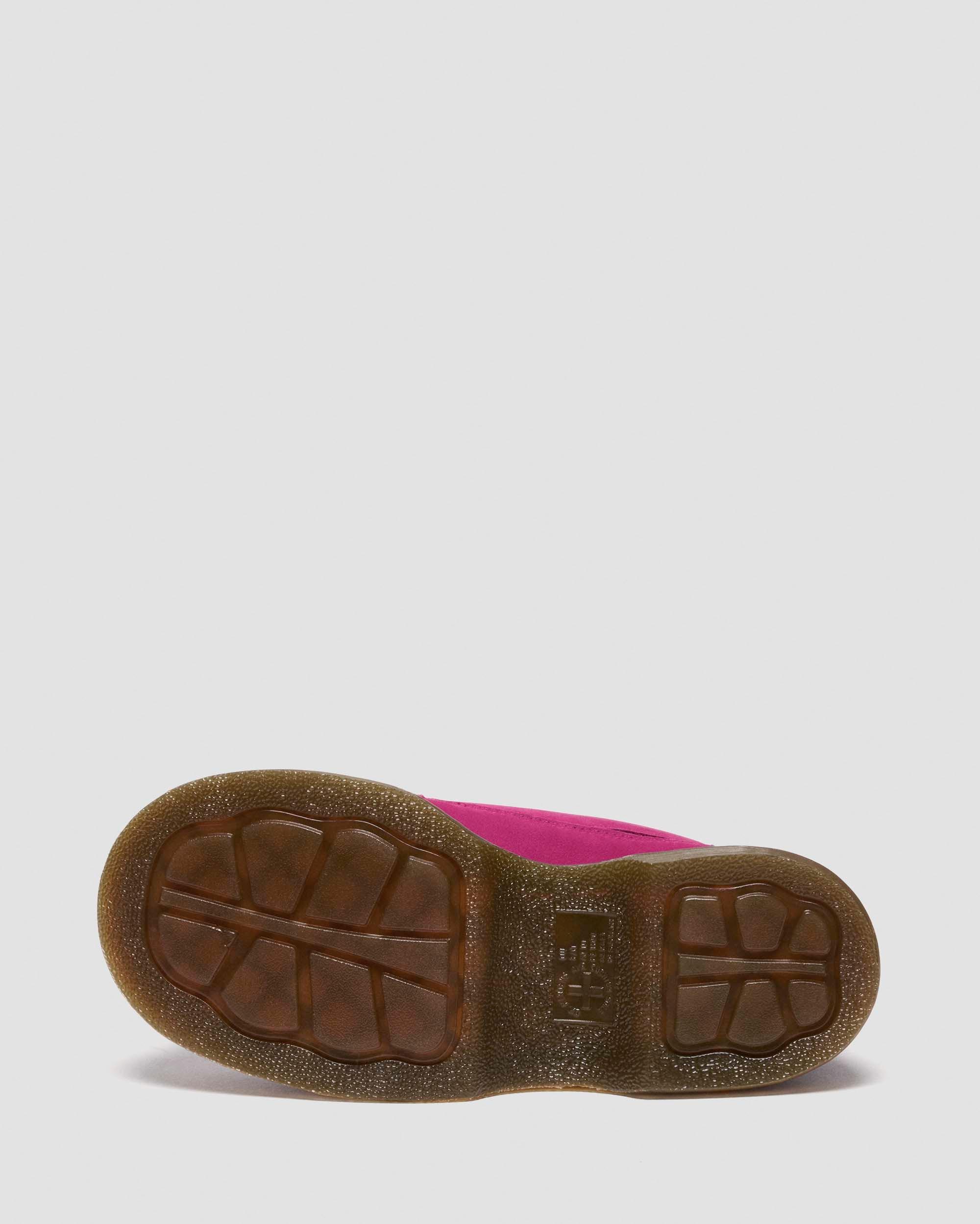 BUZZ 5-EYE MILLED NUBUCK SHOES in Pink