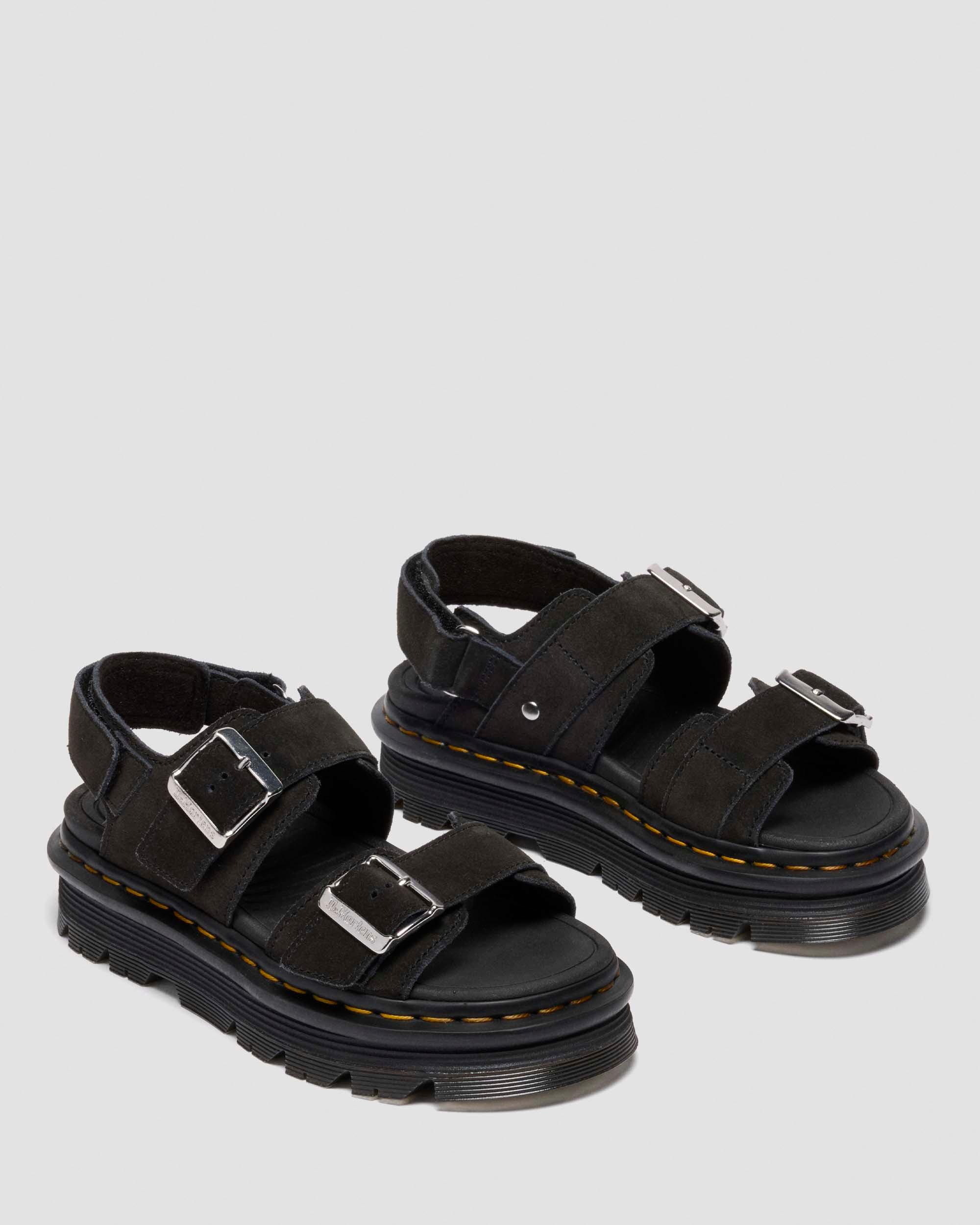 Sandales Zebzag en daim in Noir