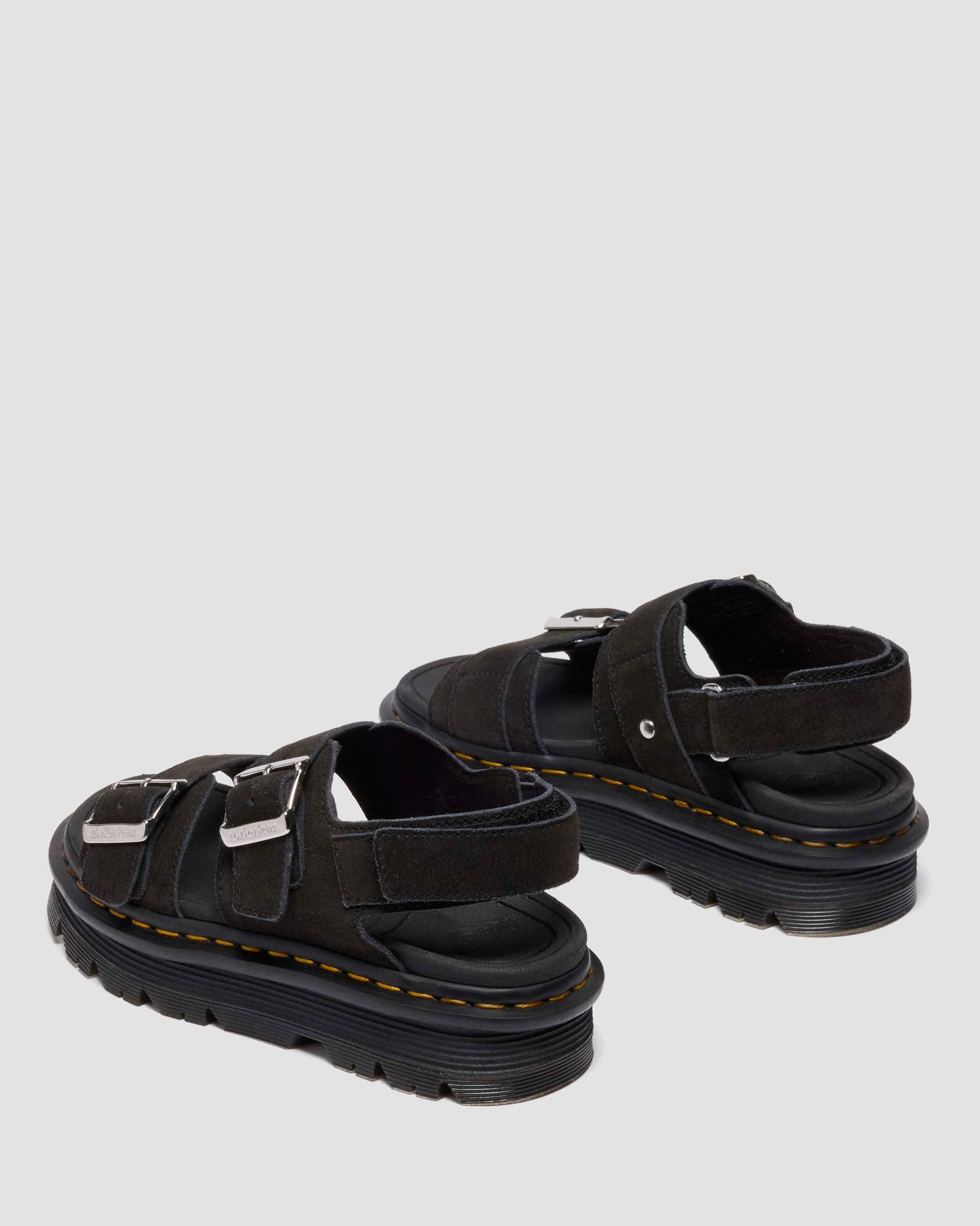 Sandales Zebzag en daim in Noir