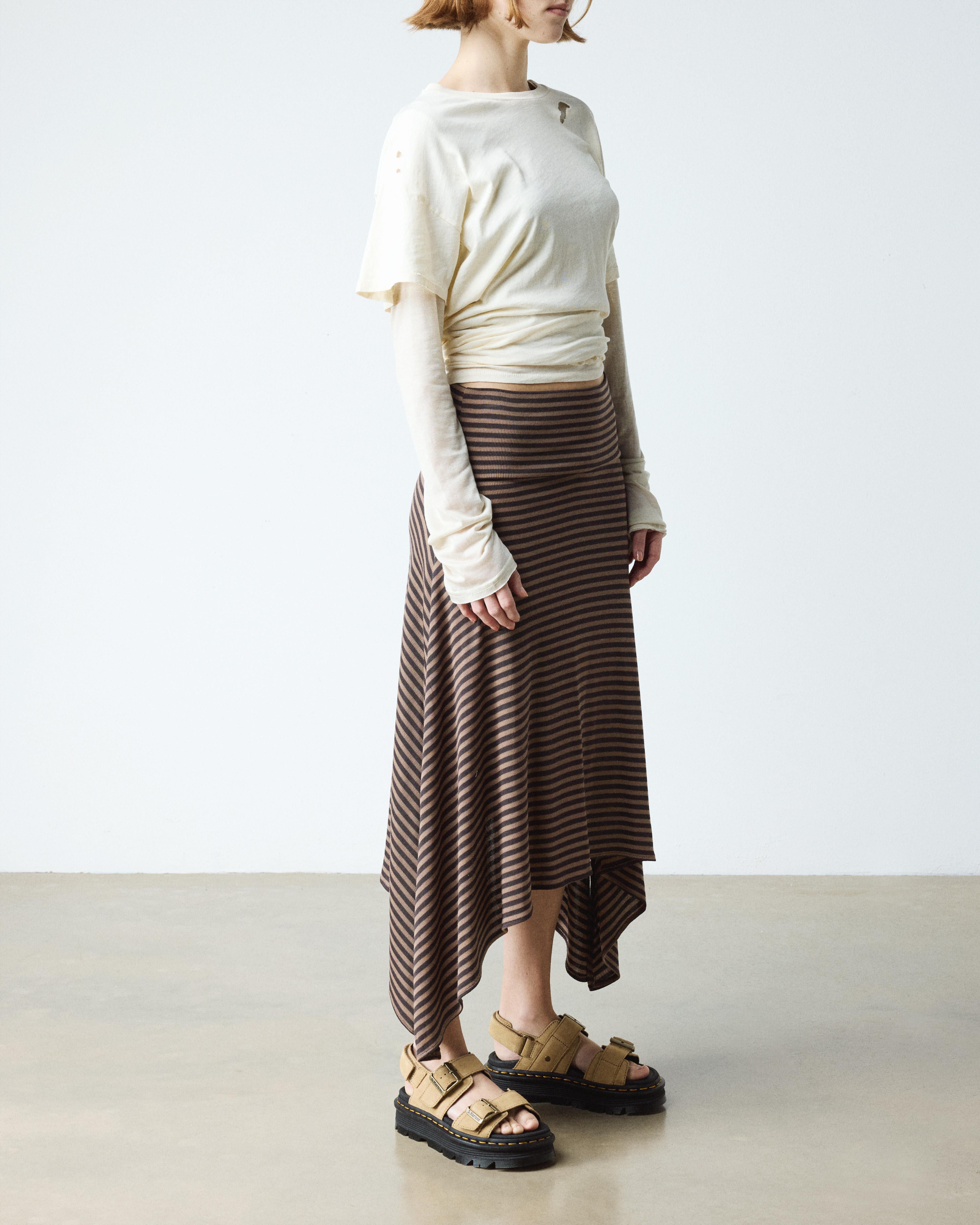 Zebzag Suède Sandalen in Solbrun