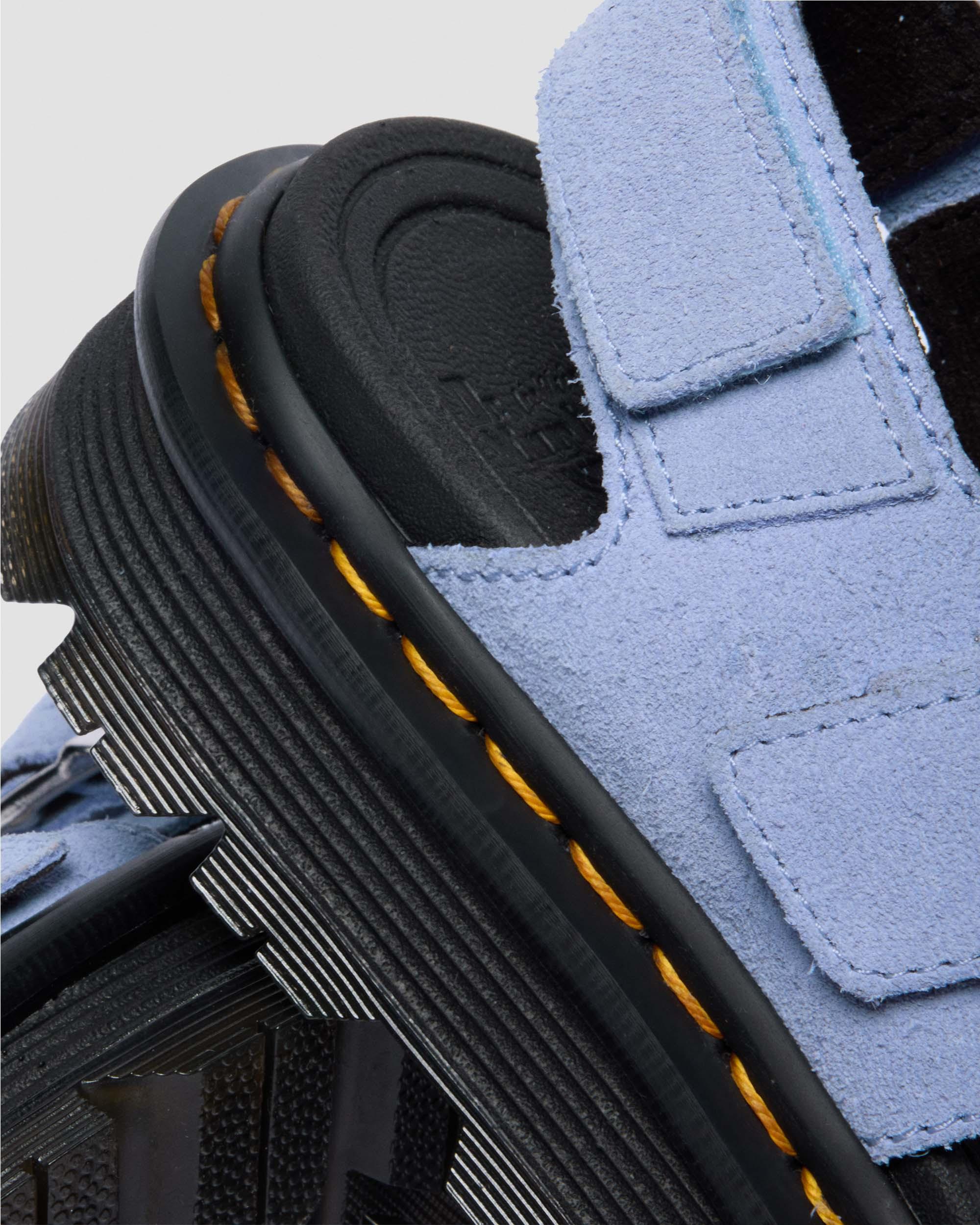 Sandales Zebzag en daim in Bleu bleuet