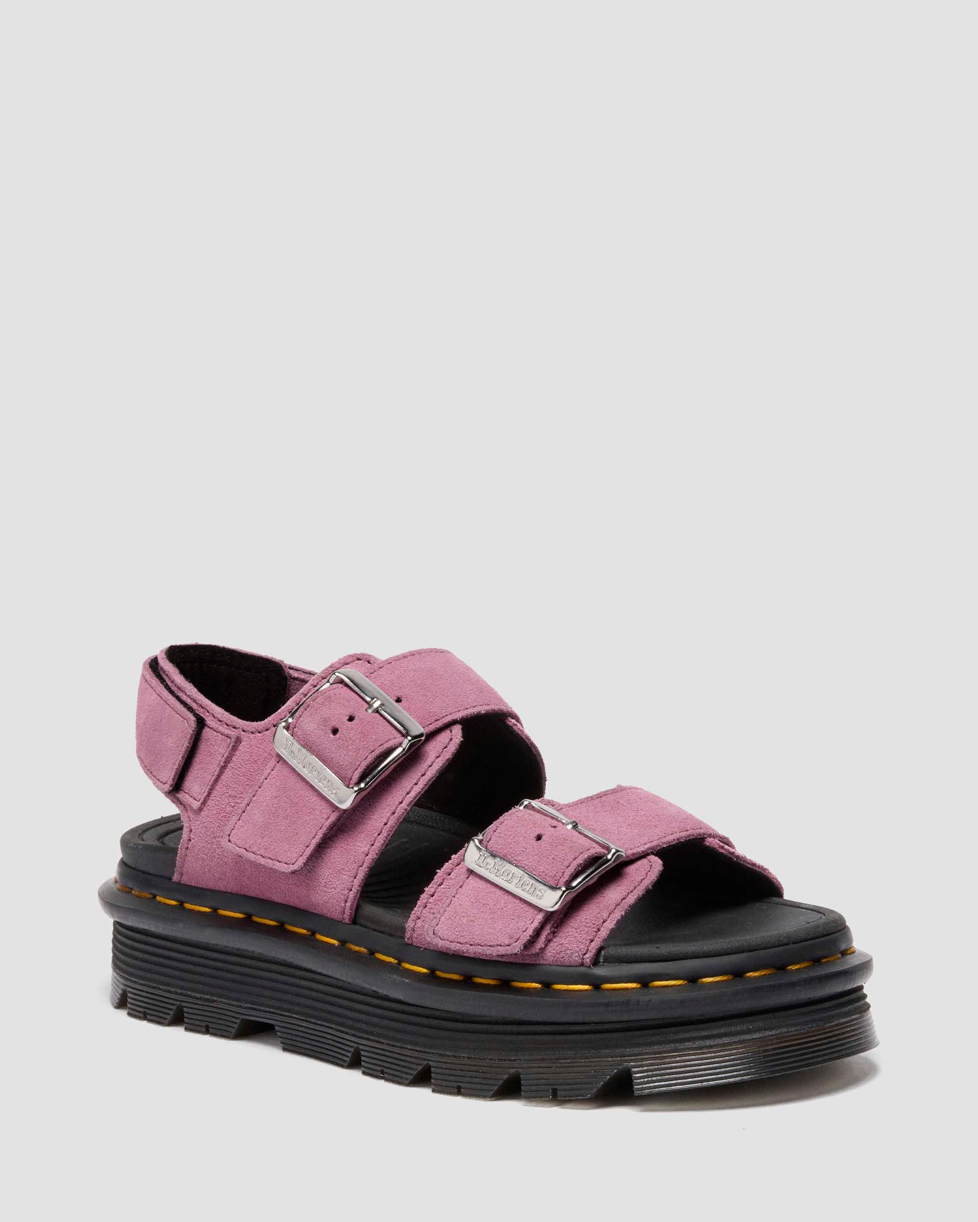 Dr. Martens' Suède Zebzag Wildleder Sandalen