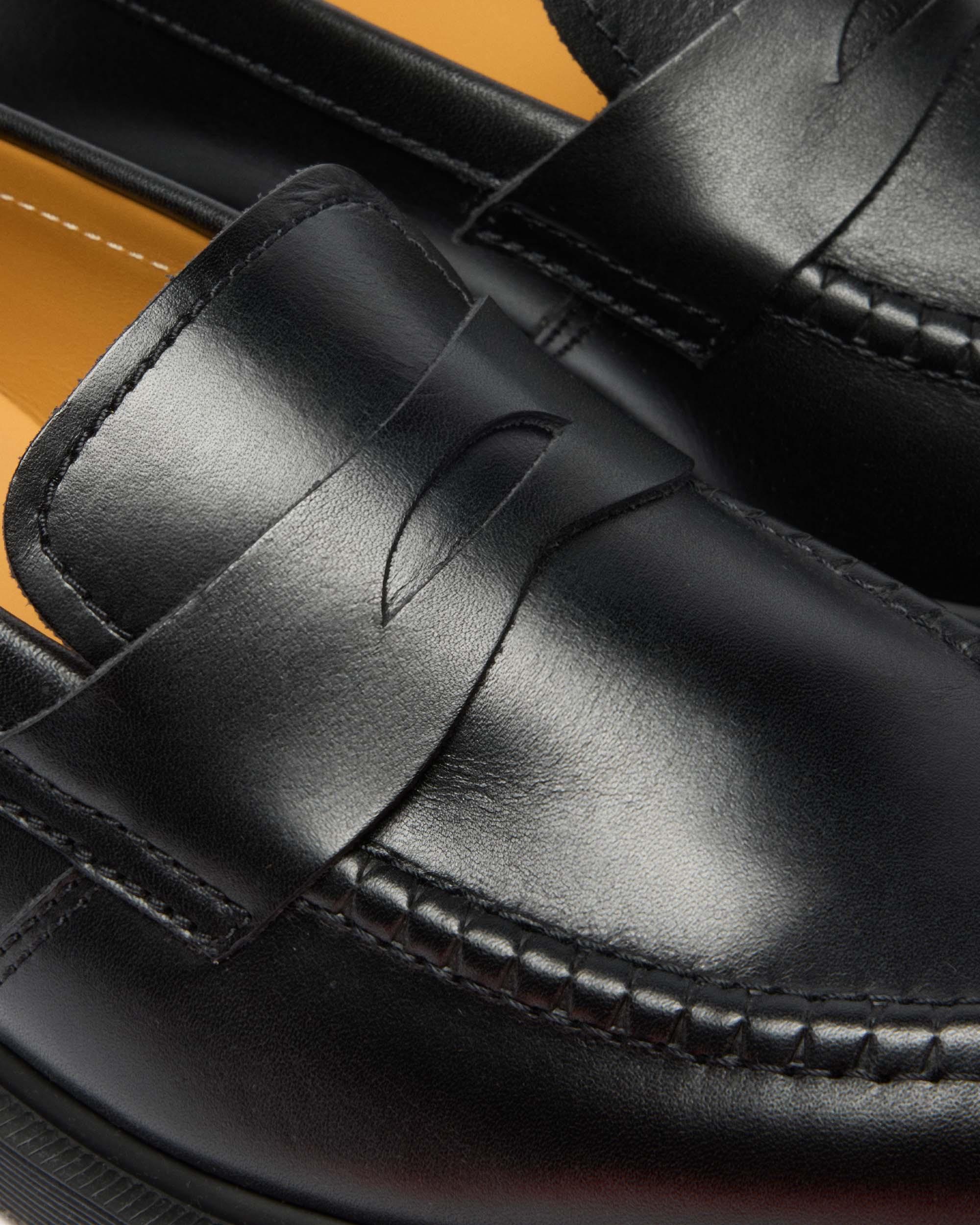 Delapre Made In England Penny Loafers in Black
