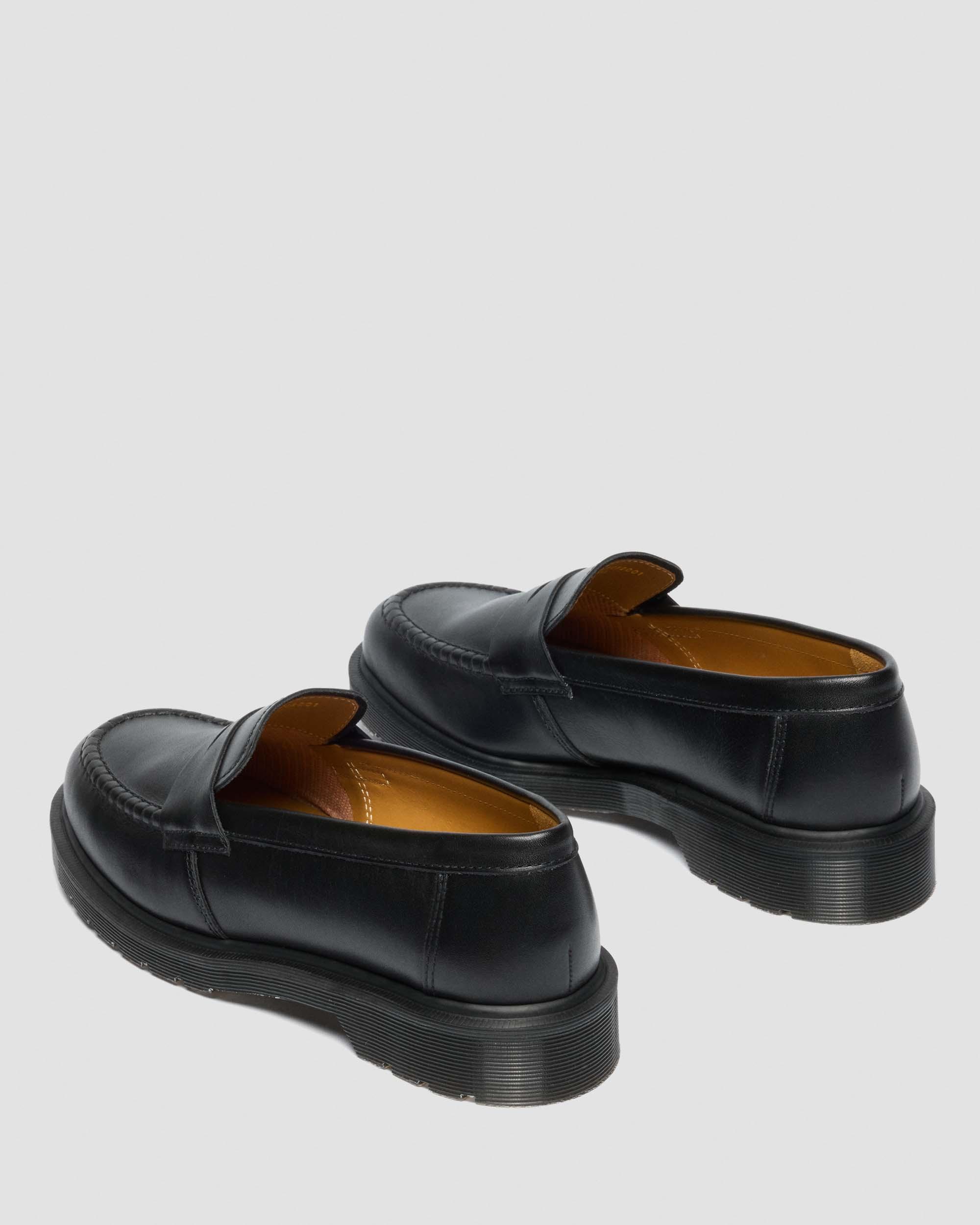Delapre Made In England Penny Loafers in Black