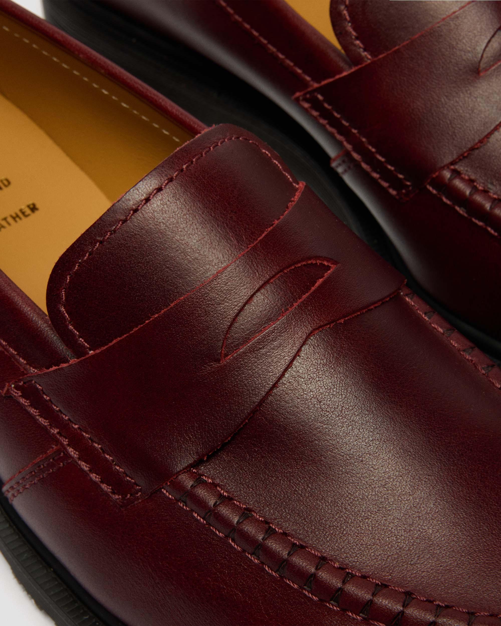 Delapre Penny Loafers in Bordeauxfarvet