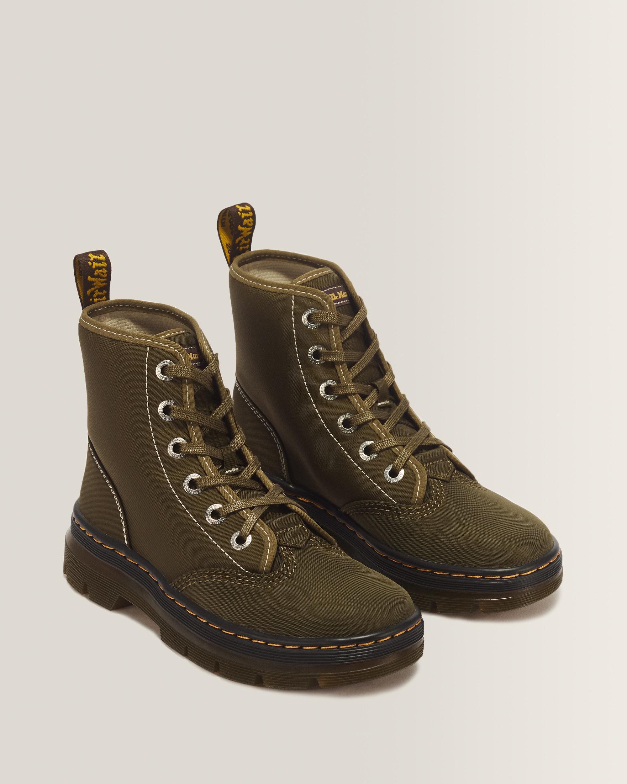 Charlee Chukka Nylon Utility Boots in Dms Olive | Dr. Martens display picture 1