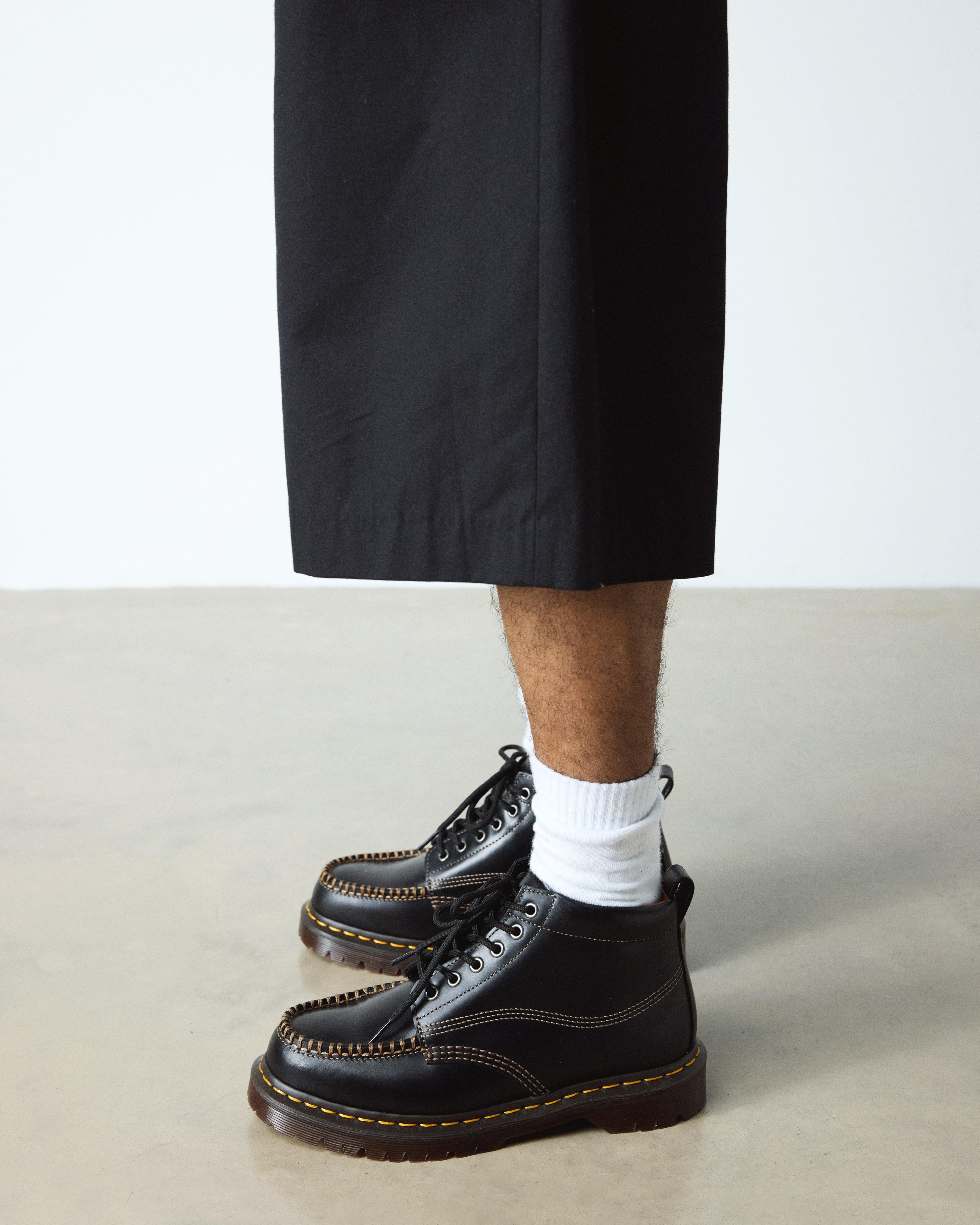 Lowell Chukka läderkängor med mocktå in Svart