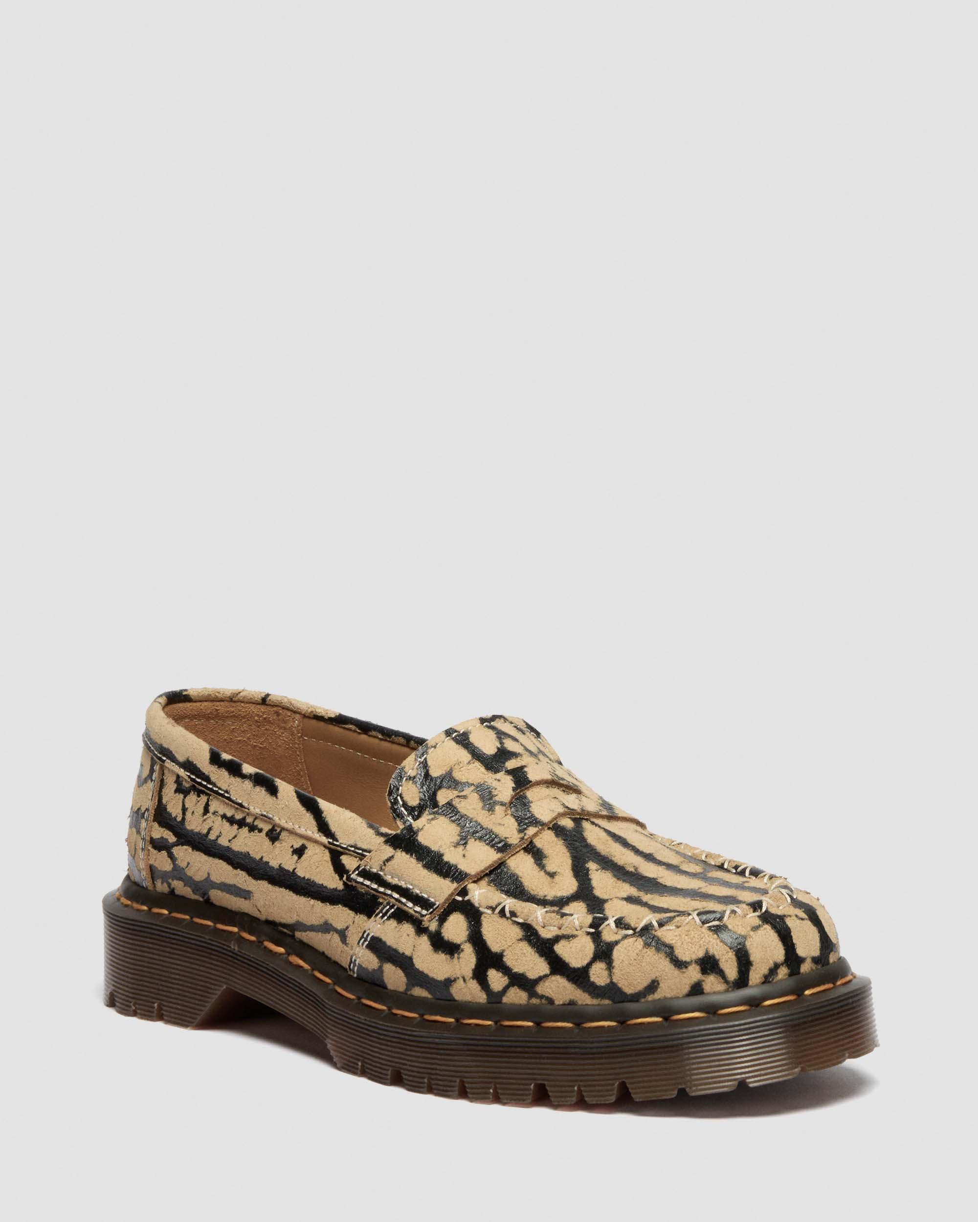 Delapre Suede Loafers in Teak Brown & Black