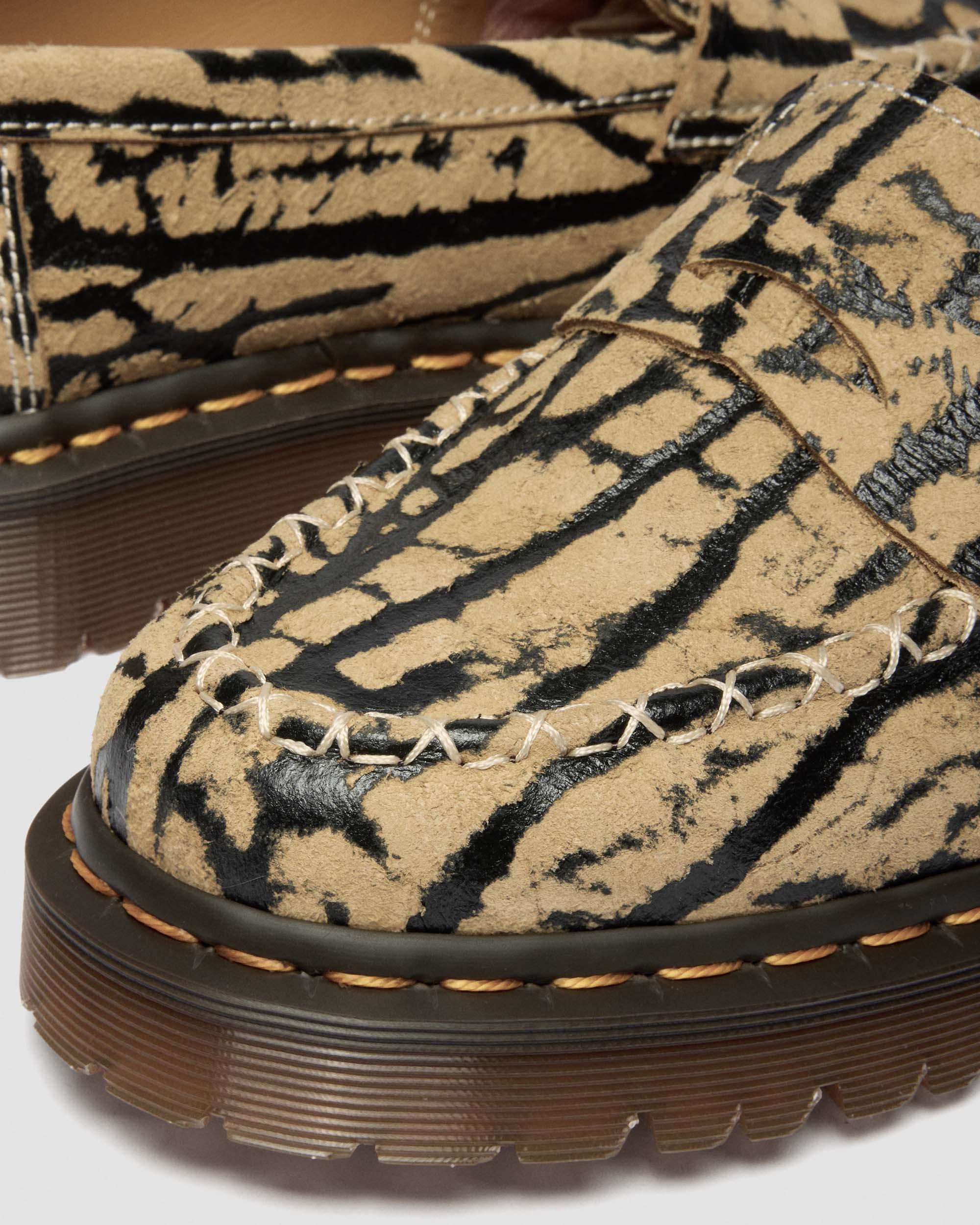 Delapre Suede Loafers in Teak Brown & Black
