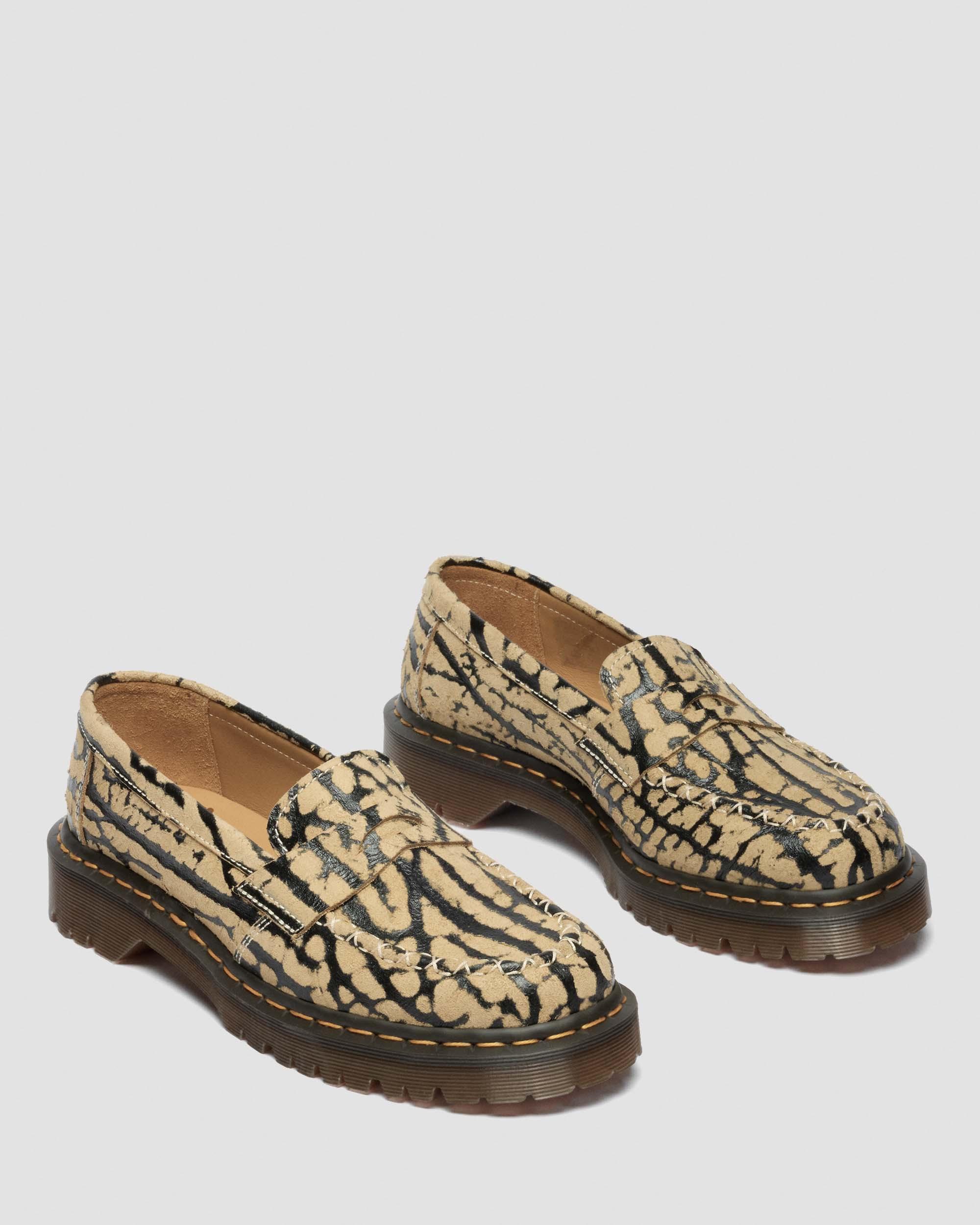 Delapre Suede Loafers in Teak Brown & Black