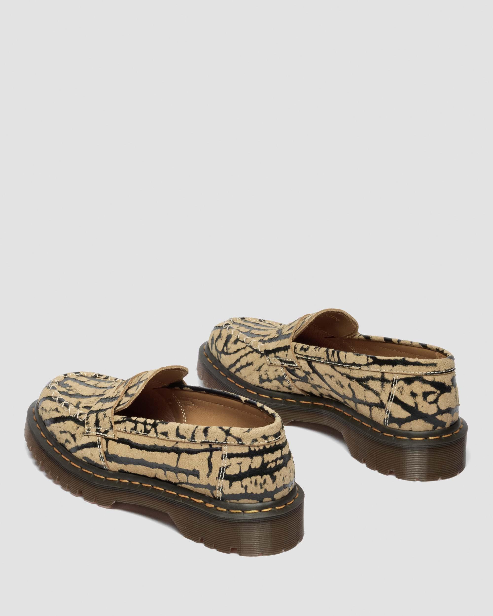 Delapre Suede Loafers in Teak Brown & Black