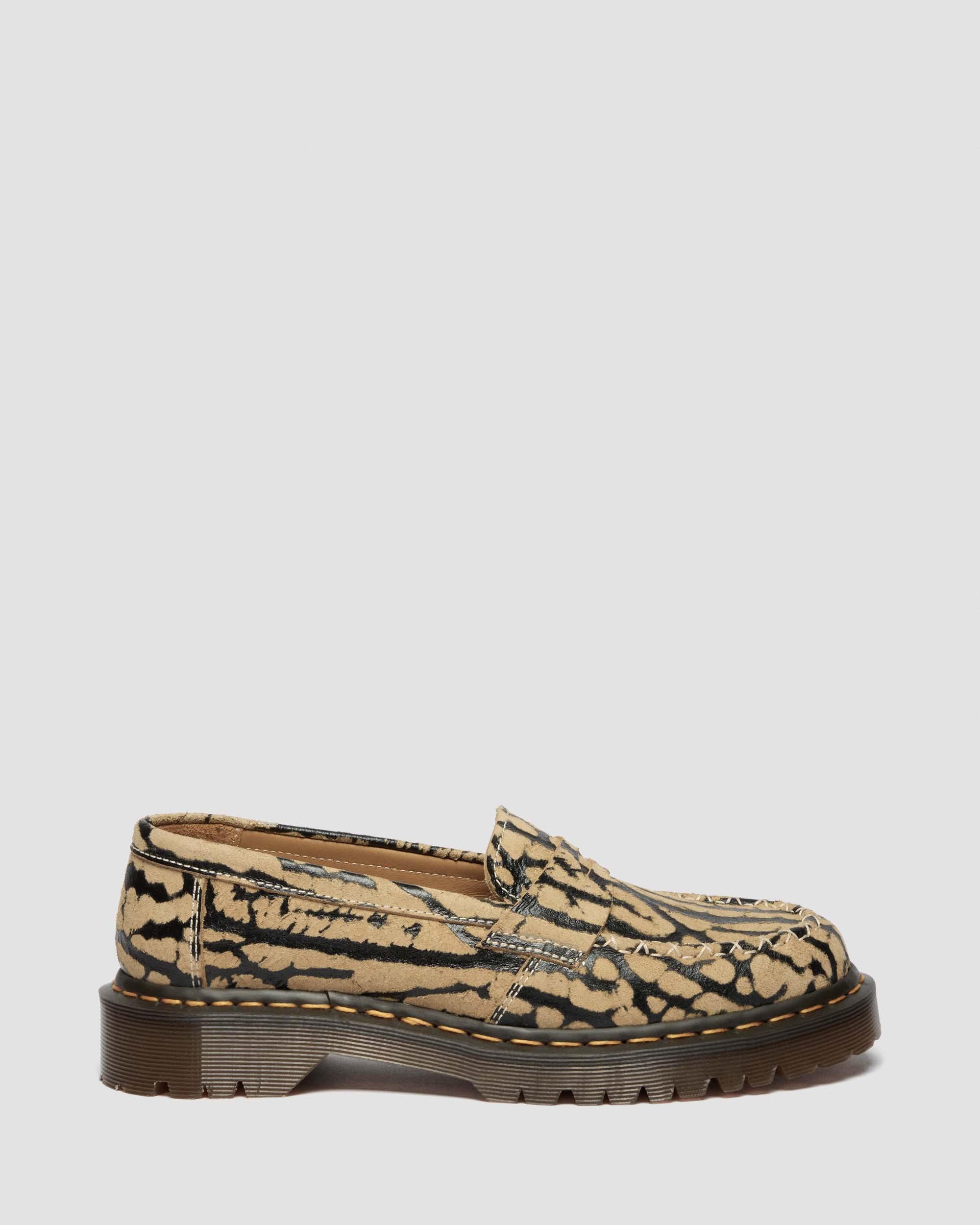 Delapre Suede Loafers in Teak Brown & Black