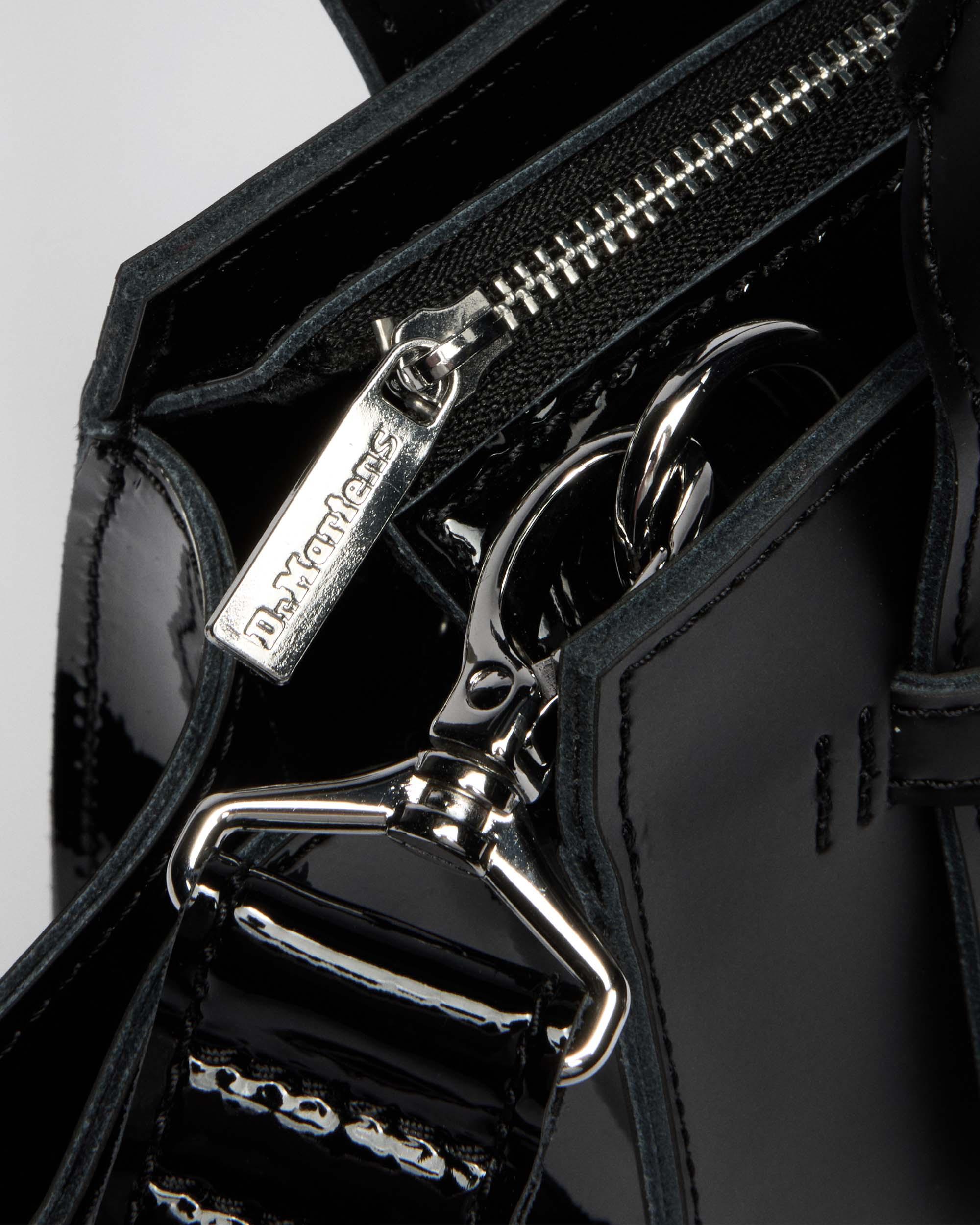 Small Leather Tote Bag in Black