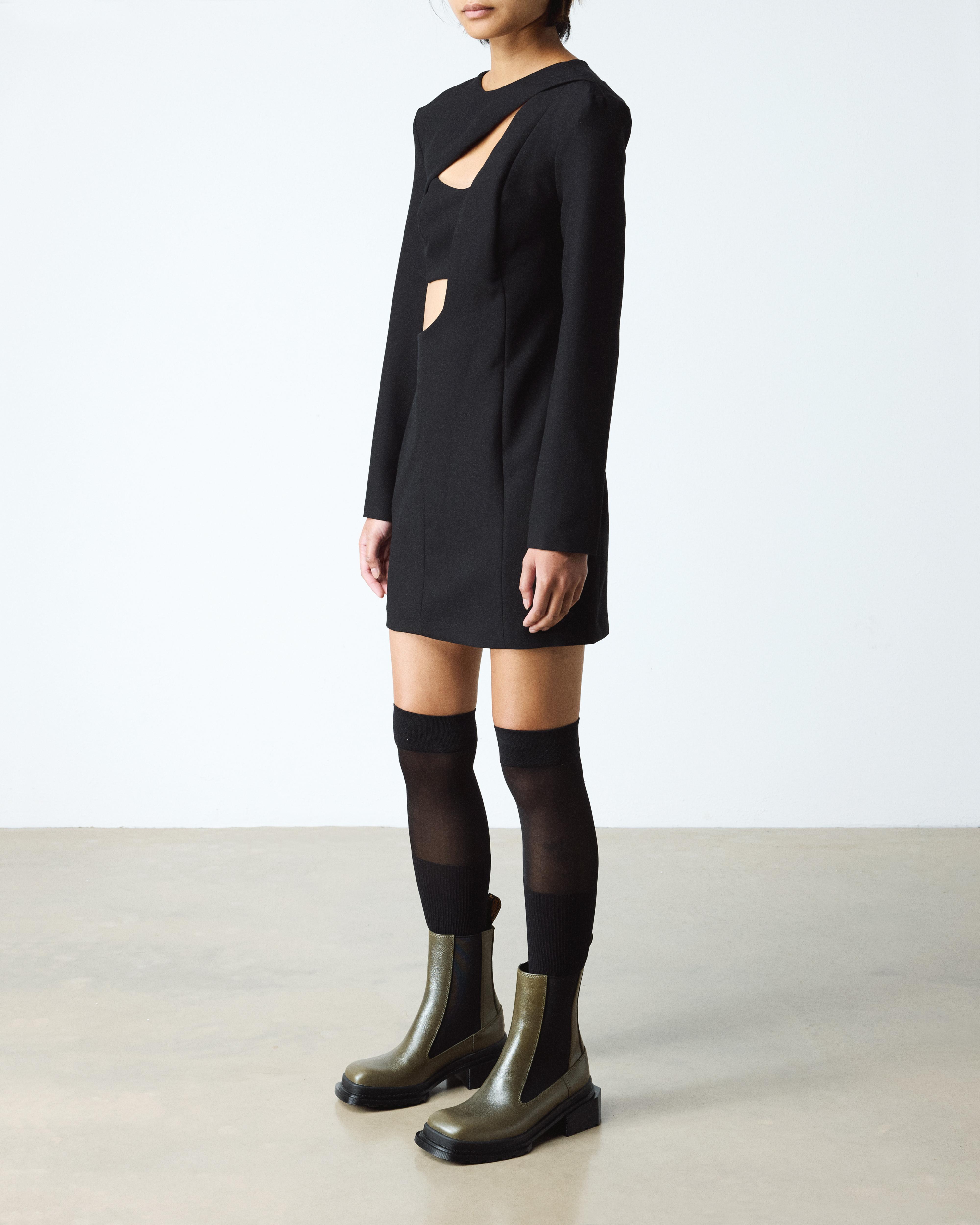 Oliivi Vihreä Maybole Chelsea Square Toe Leather -saappaat