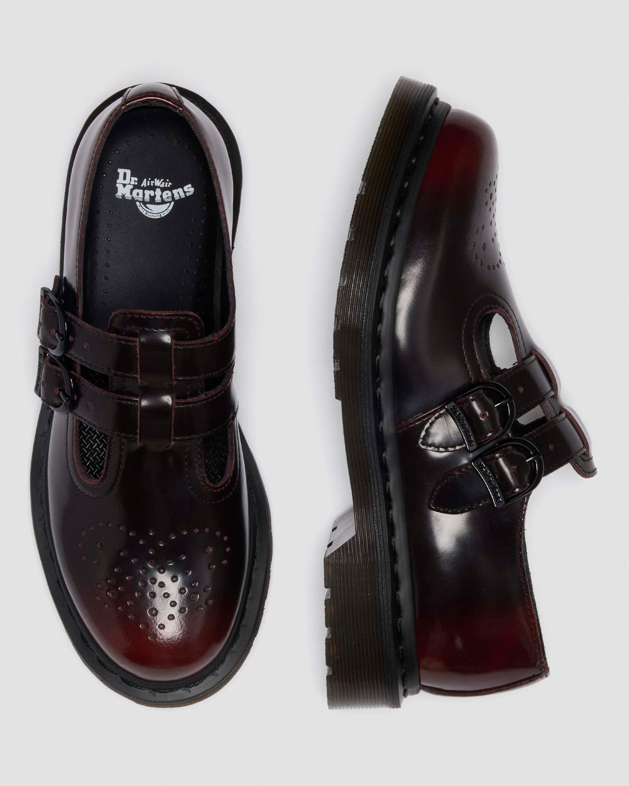 8065 ARCADIA RUB OFF LEATHER MARY JANE SHOES in | Dr. Martens