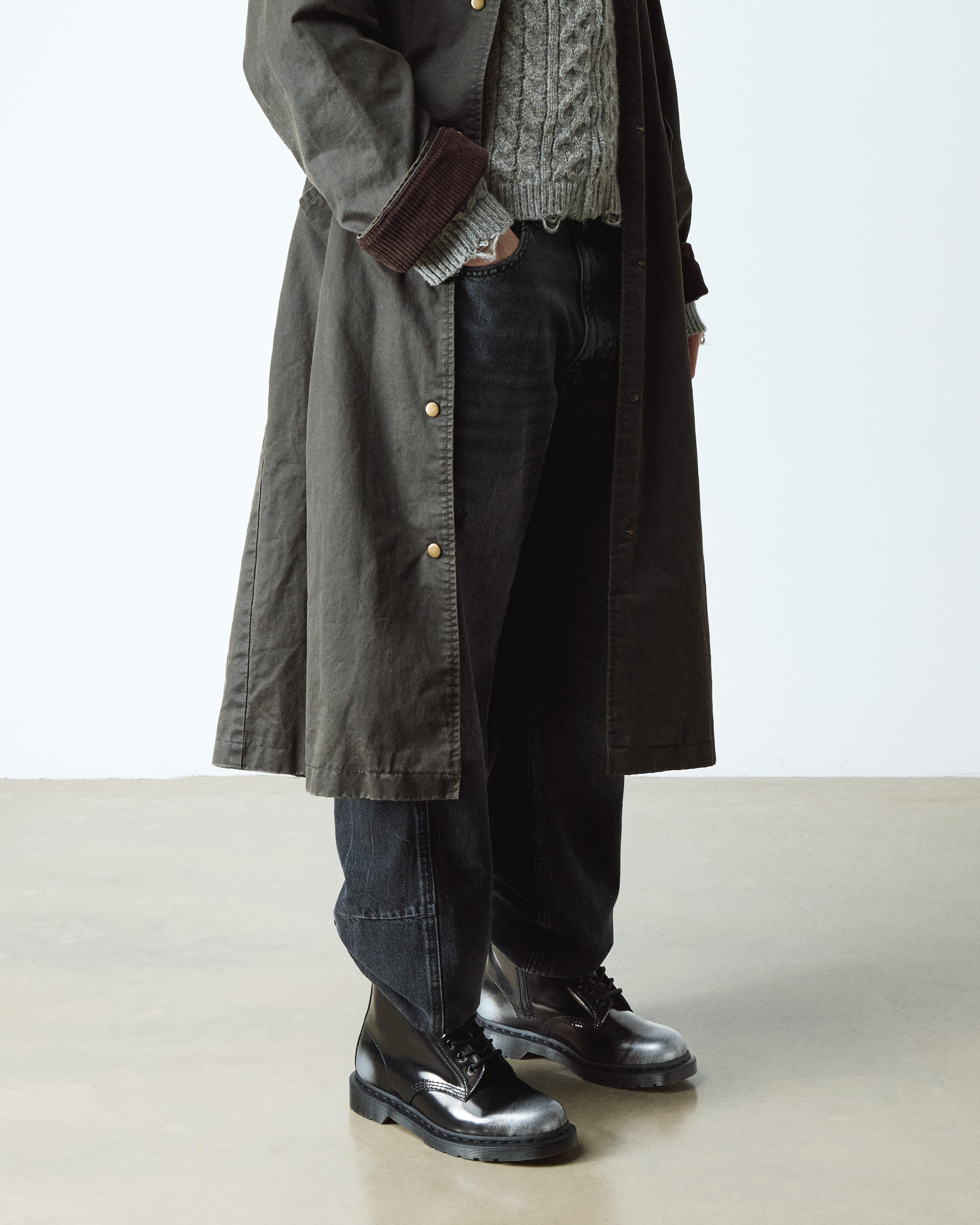 1460 Zip Arcadia Rub Off Leather Boots