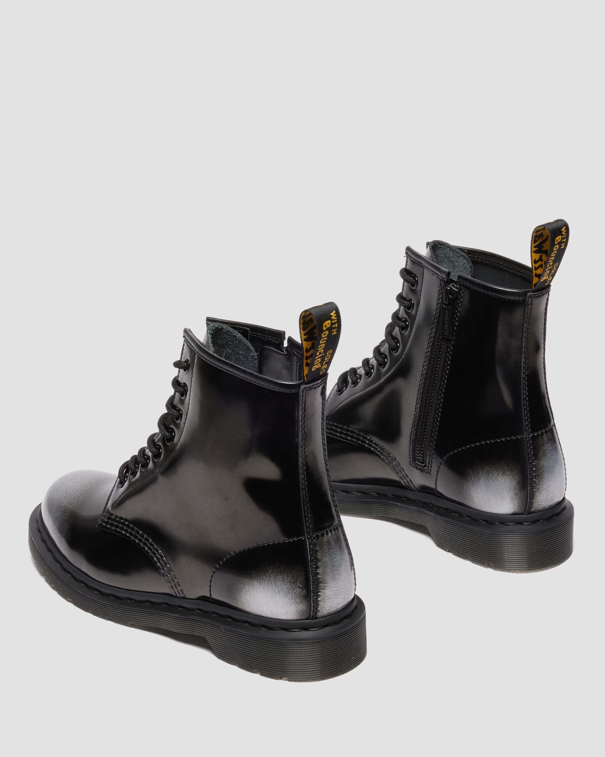 1460 Zip Arcadia Rub Off Leather Boots