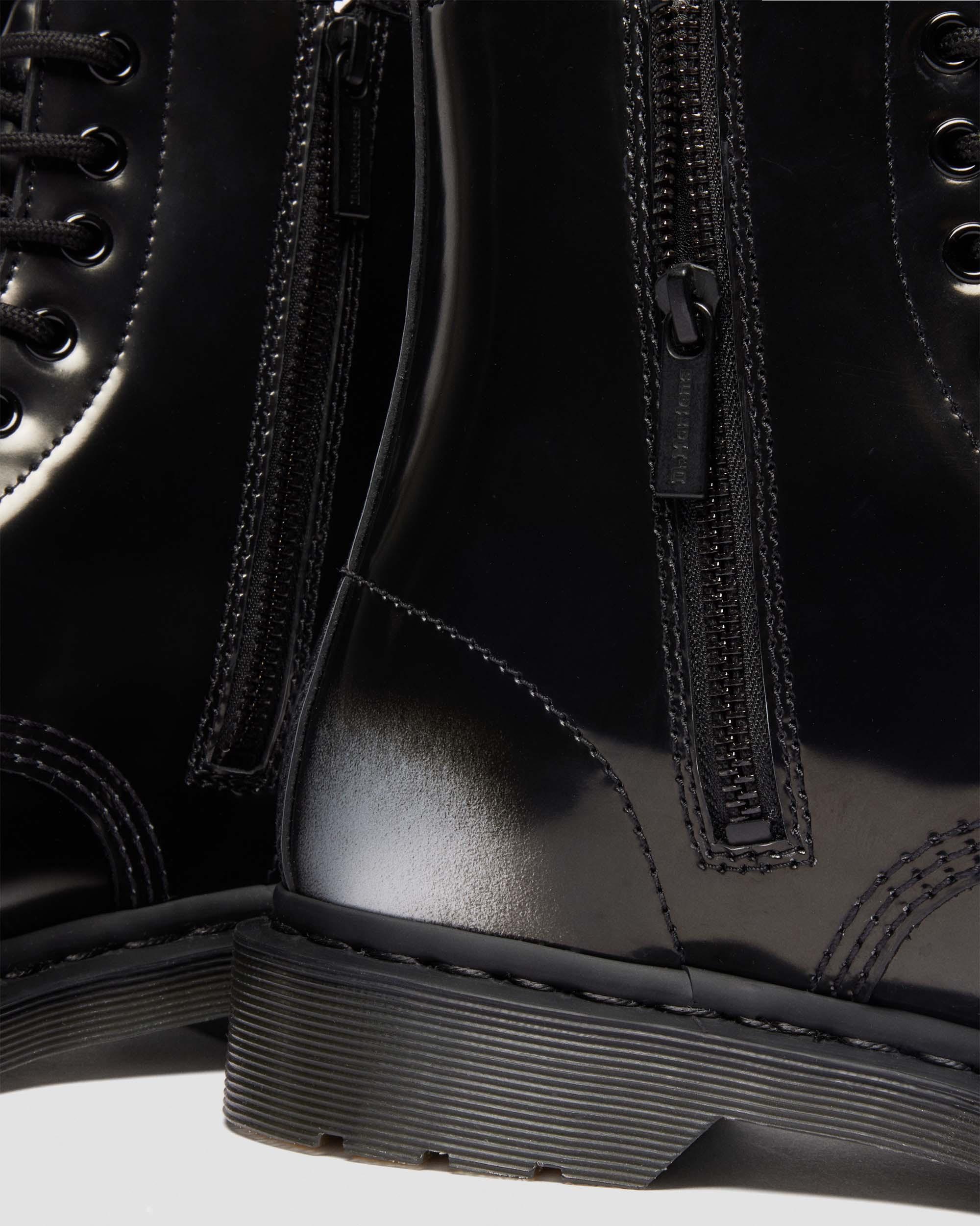1460 Zip Arcadia Rub Off Leather Boots in | Dr. Martens