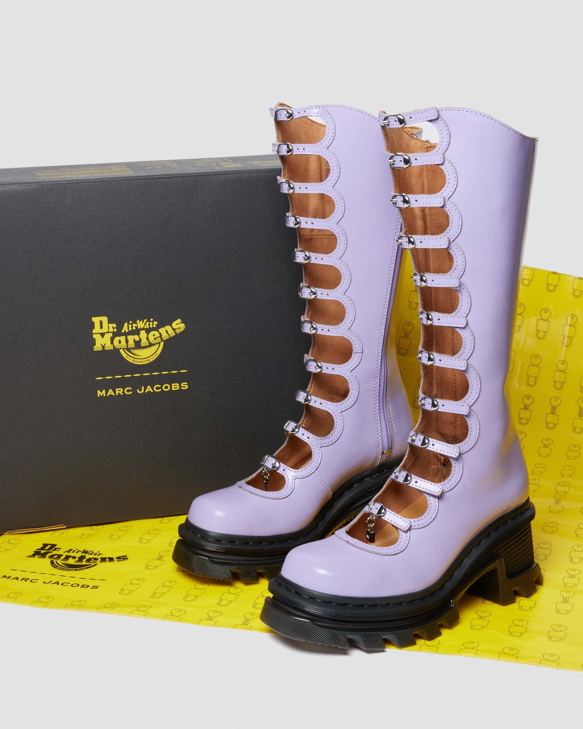 Dr. Martens x Marc Jacobs Kiki Boots in Purple