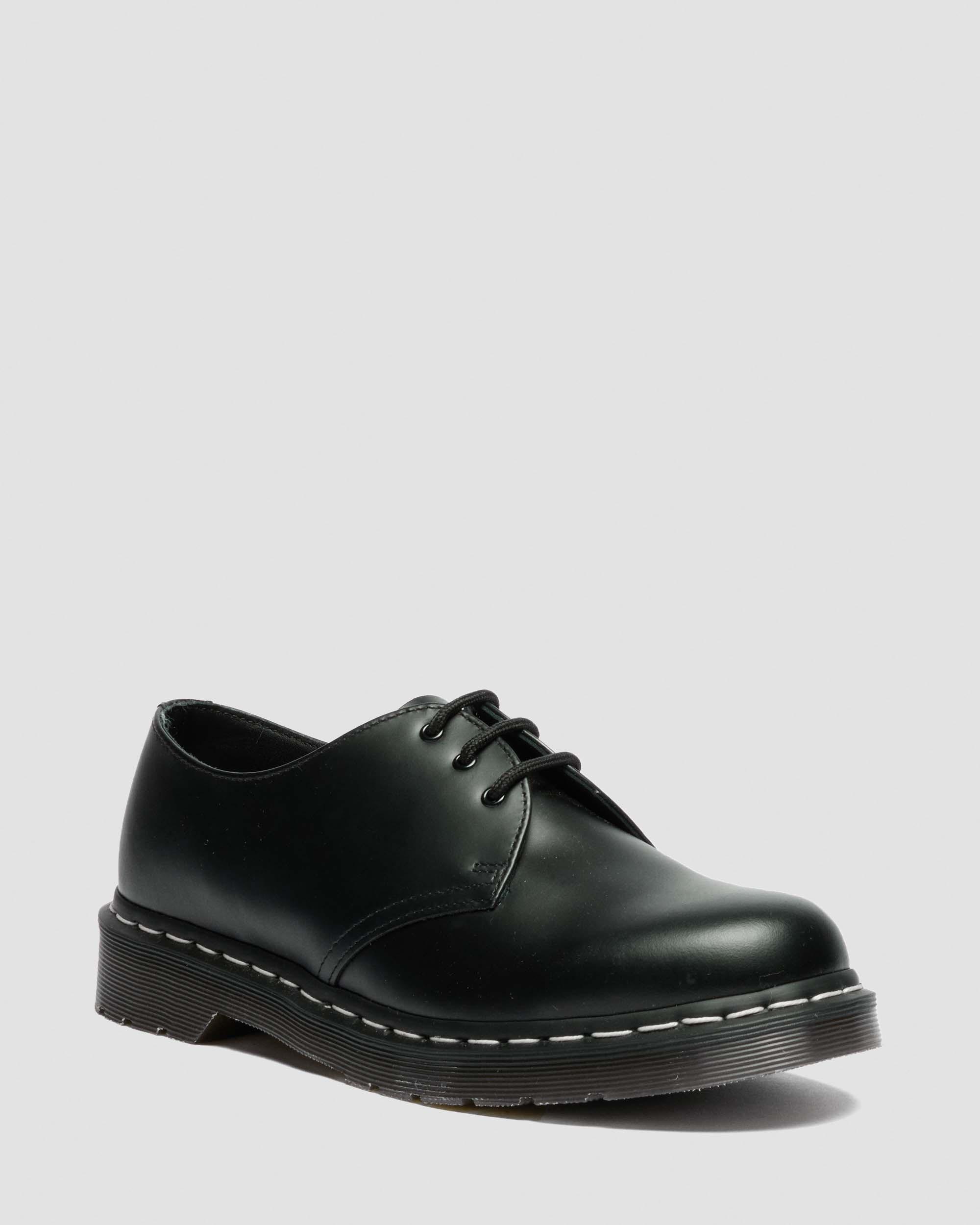 う*読様 Dr. Martens × MadeMe 1461 QUAD メイドミ 1461 Quad Mademe Black Vintage Smooth in Black | Dr. Martens