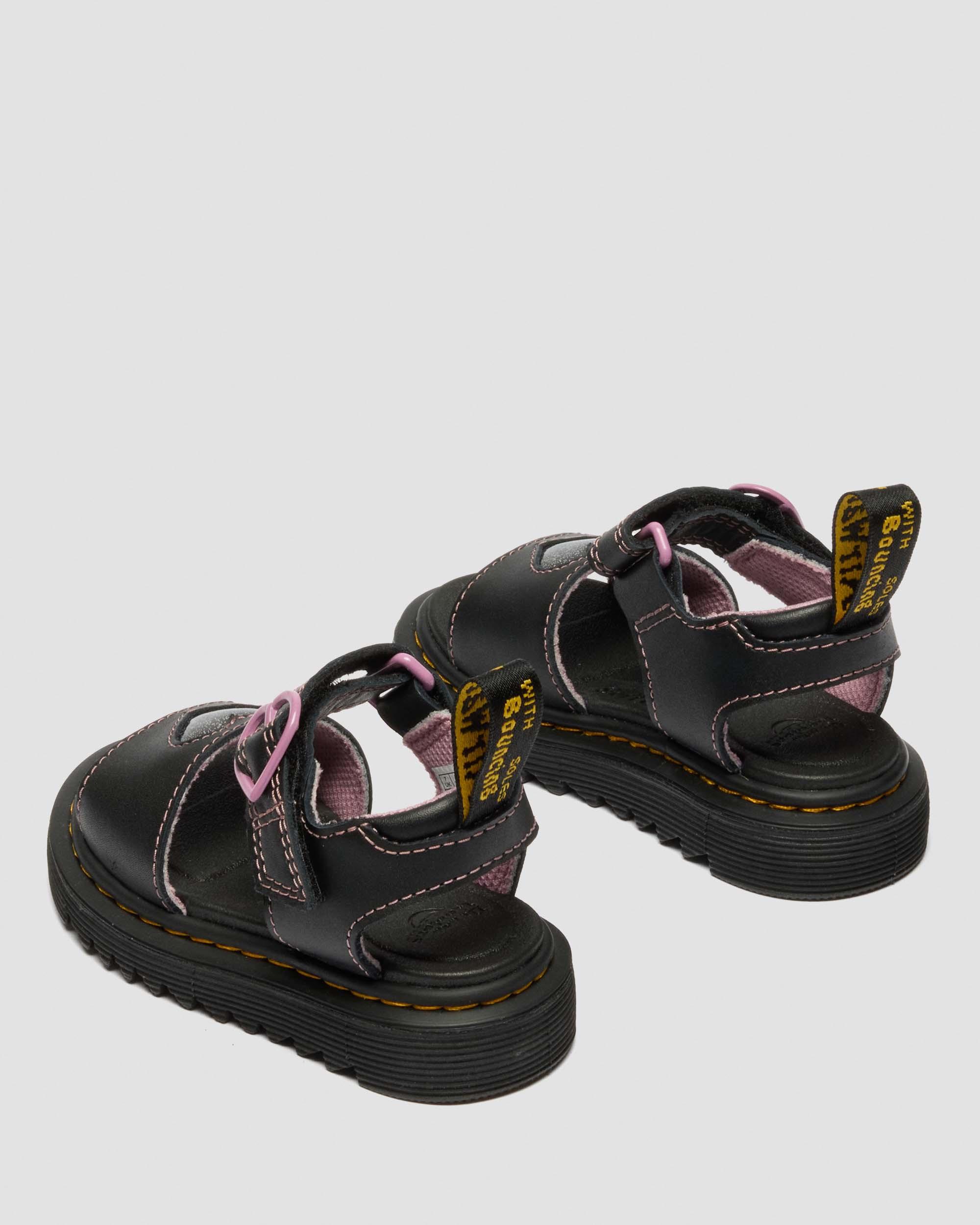 Zapatos Marlowe Ii Glitter de piel con tiras para niños in Negro