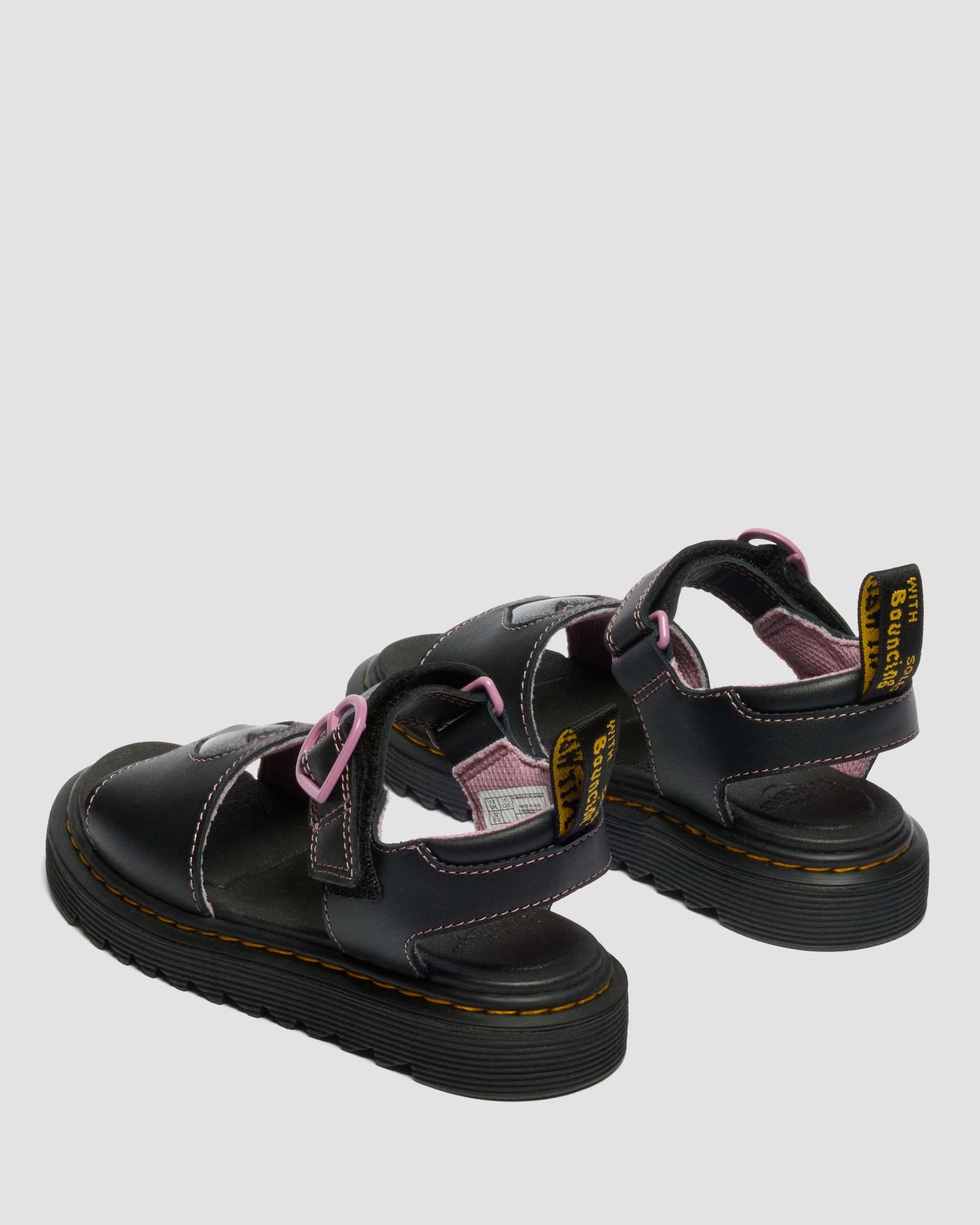 Zapatos Marlowe Ii Glitter de piel con tiras para junior in Negro