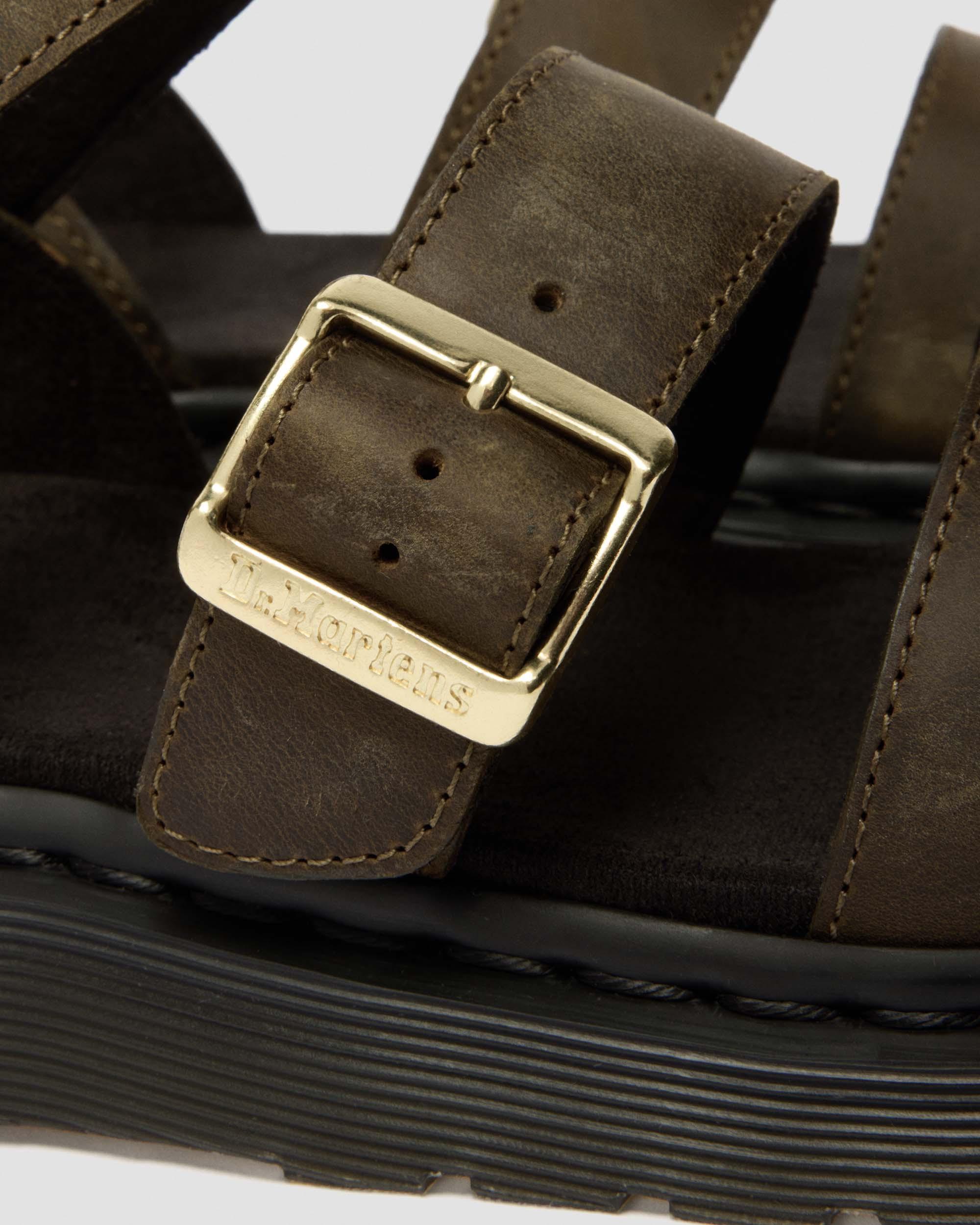 Gryphon Leather Gladiator Sandals